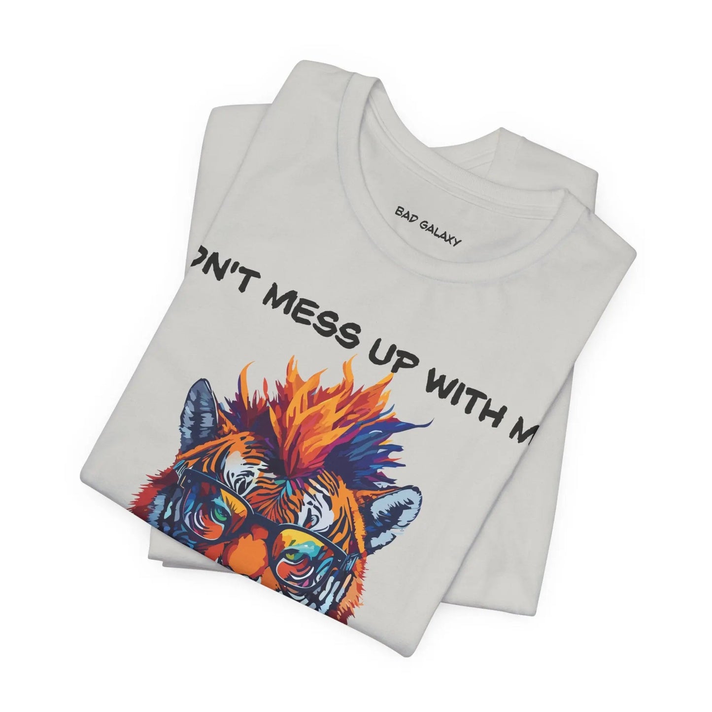 Bad Galaxy Animal T Shirt 100 Percent Cotton Eco Friendly Ink Made in USA Durable Stitching