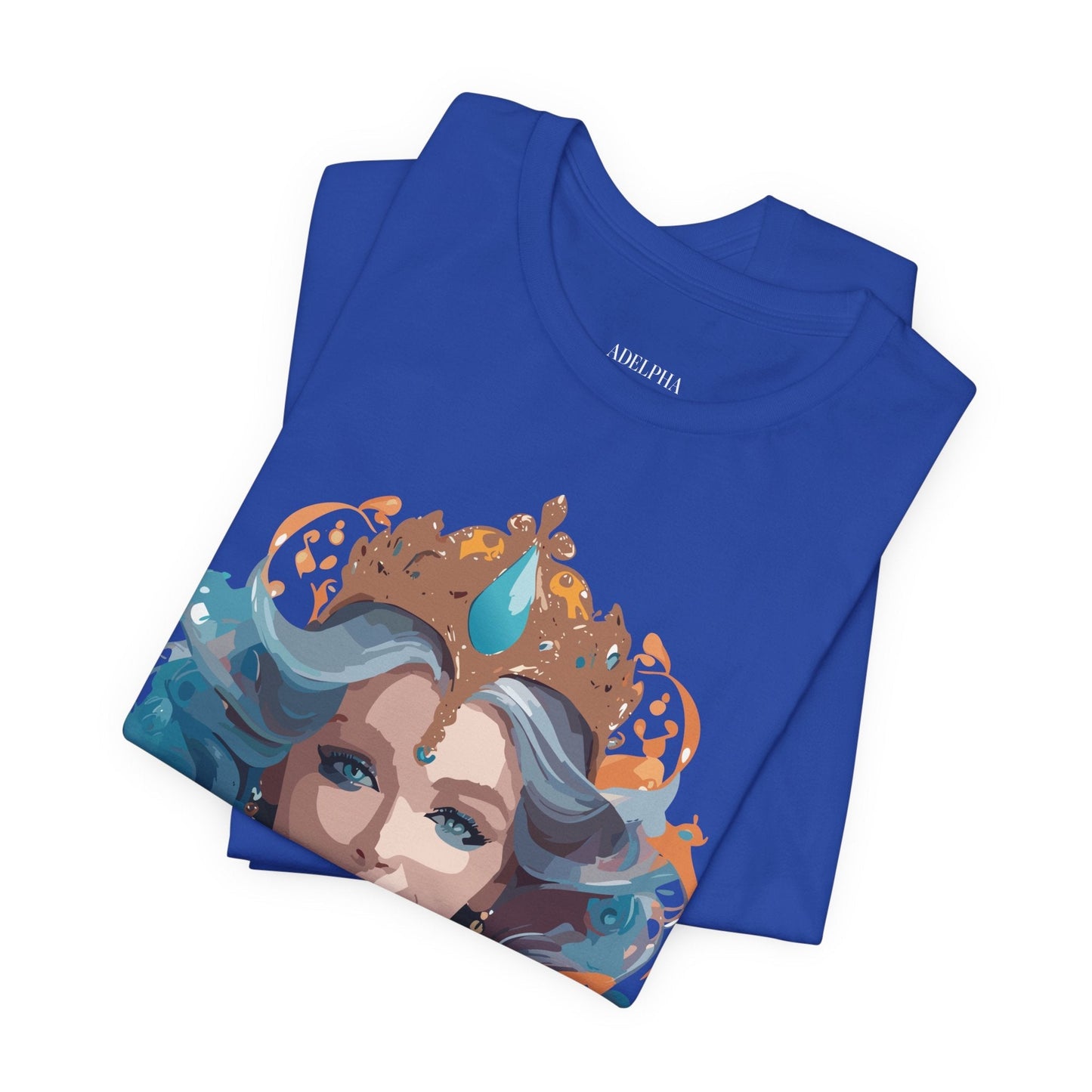 Queen Graphic Tee Unisex Adelpha Vintage Artwork Short Sleeve Premium Casual Wear