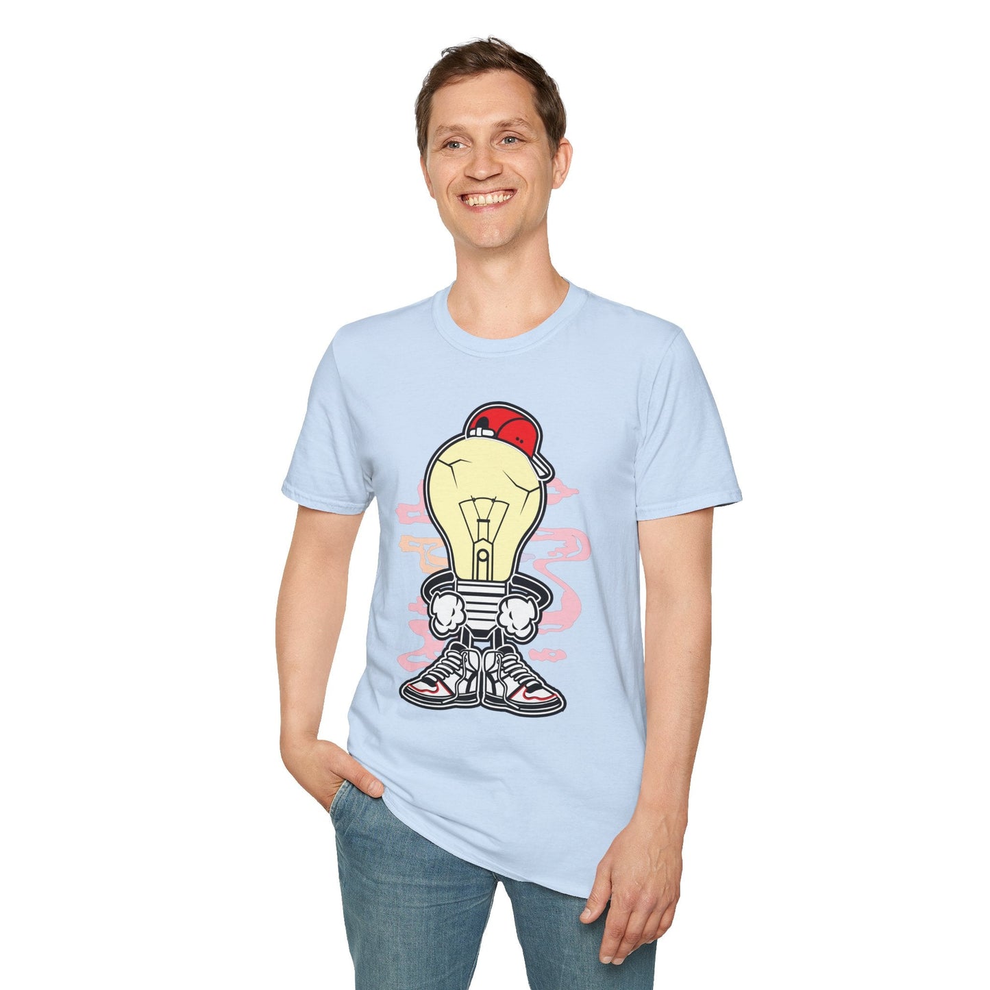 Cartoon T Shirt Animation Tee Funny Graphic Unisex Gildan Softstyle 64000 Cotton Tee