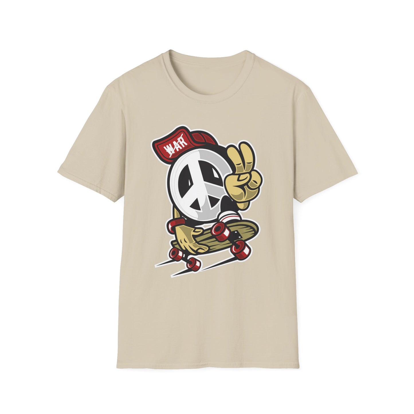 Unisex Cotton T-Shirt with Cartoon Graphic Design