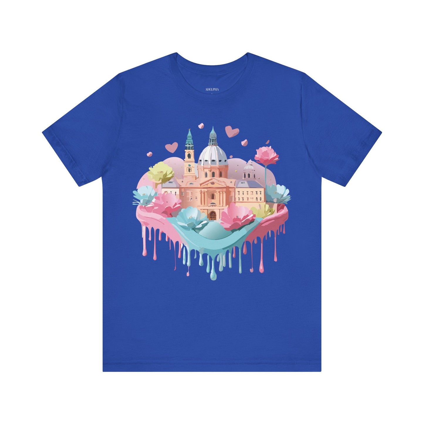 Prague Tourist Graphic Tee By Adelpha Unisex Vintage Inspired Art Shirt Original Artwork