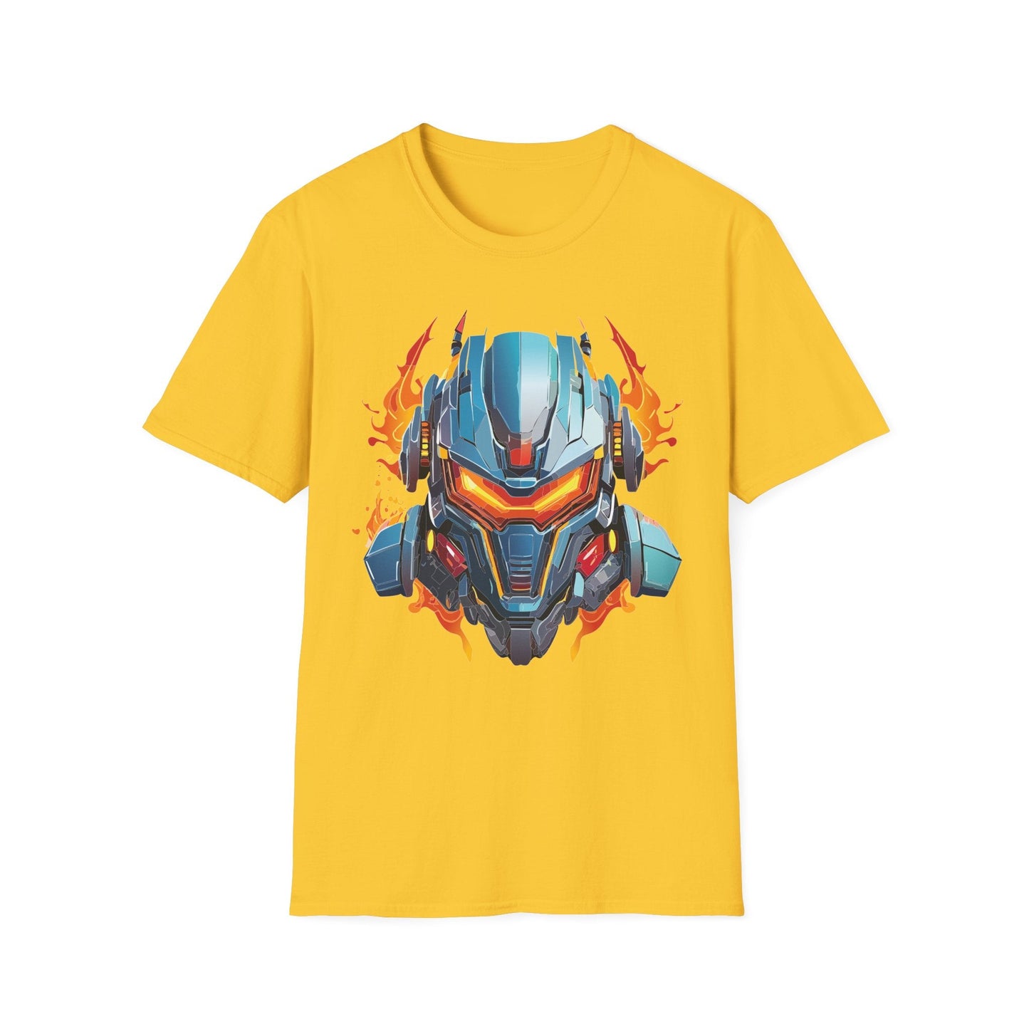Cyborg Tee Unisex Robot Terminator Shirt Softstyle Gildan 64000 Short Sleeve Art Design