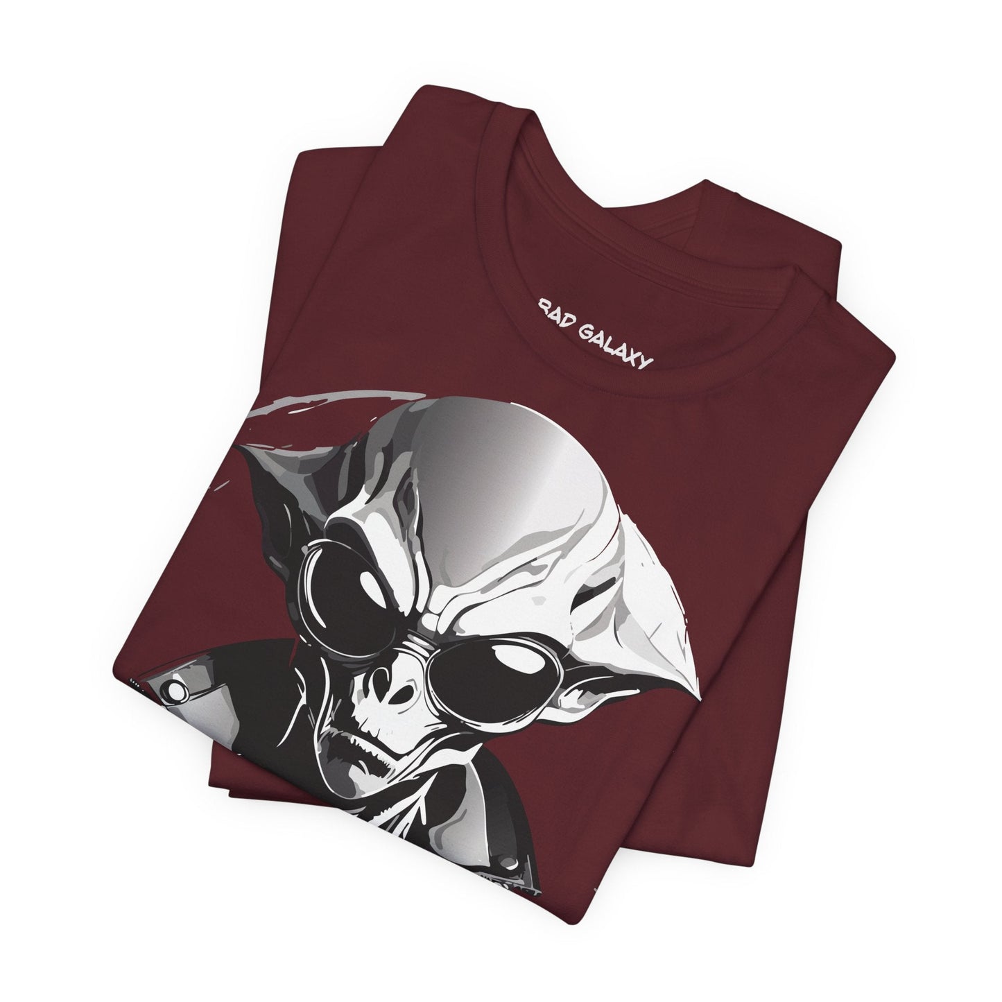 Alien Tee Shirt From Bad Galaxy Made To Order 100 Percent Cotton Lightweight Free Shipping