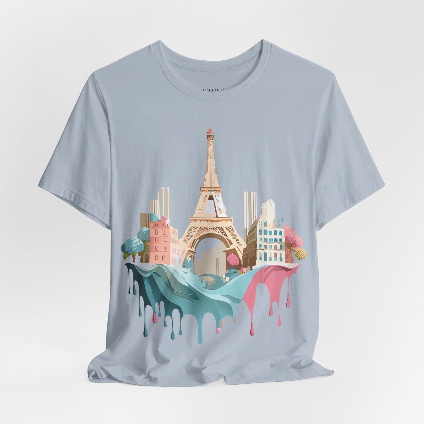 Paris Tourist Shirt Unisex Graphic Tee With Vintage Inspired Artwork Adelpha Art Design