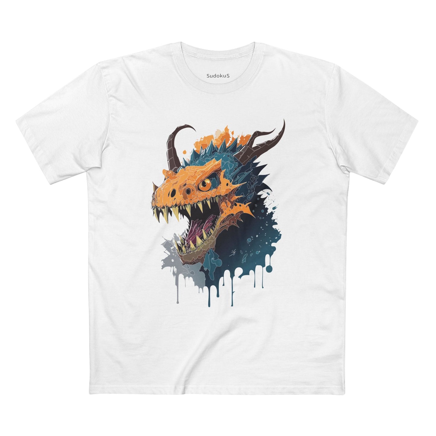 Cartoon Monsters Graphic Unisex 100 Cotton Staple Tee 31