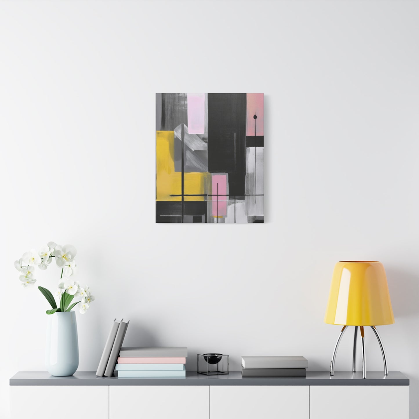 Abstract Geometric Painting Print Canvas 20x24,20x30,24x30 24x32,24x36,30x40 32x48,36x48,40x60 Pine-Wood Inner Frame ABS-39