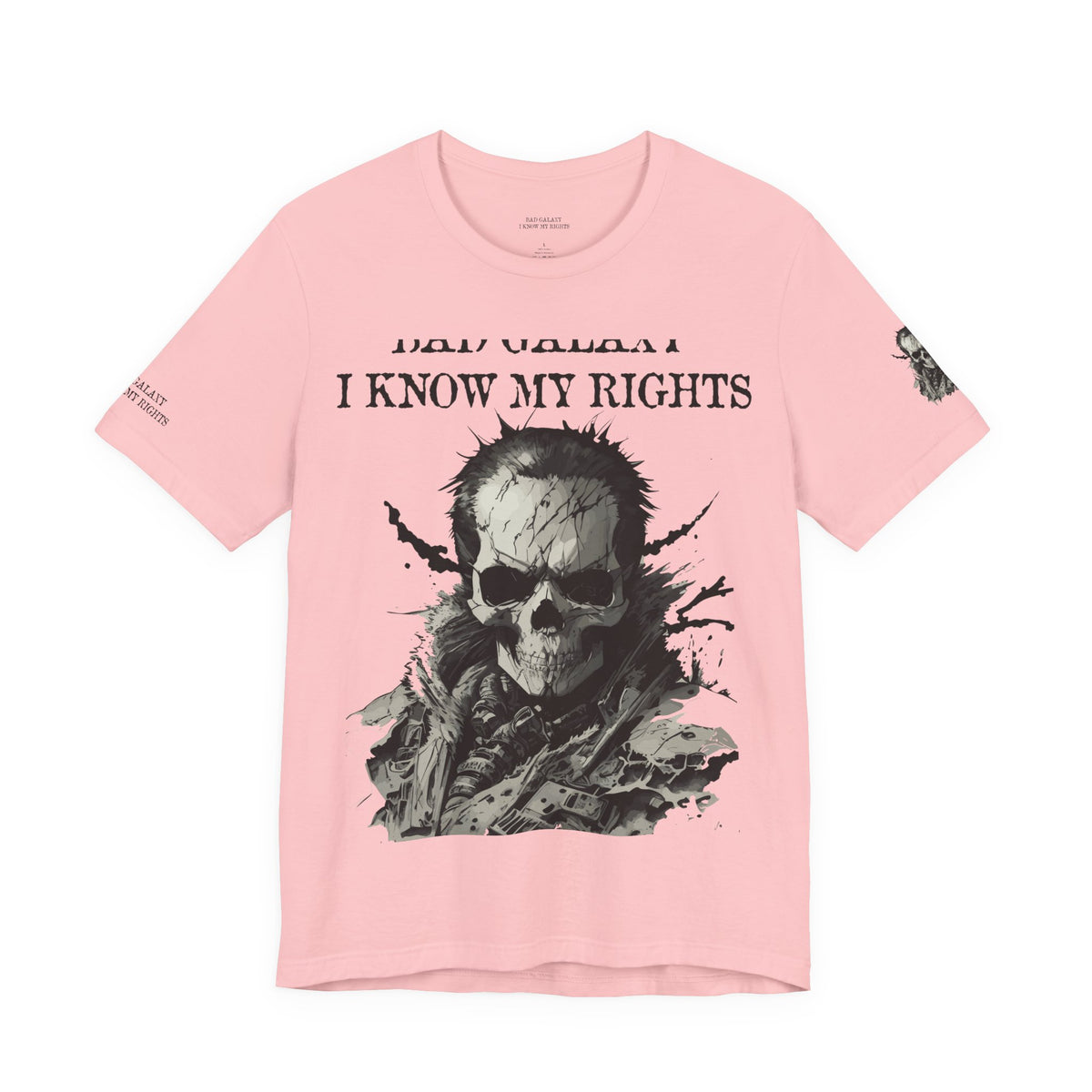 Skull Rock Graphic Unisex Cotton Bella+Canvas Tee with Art Design b48