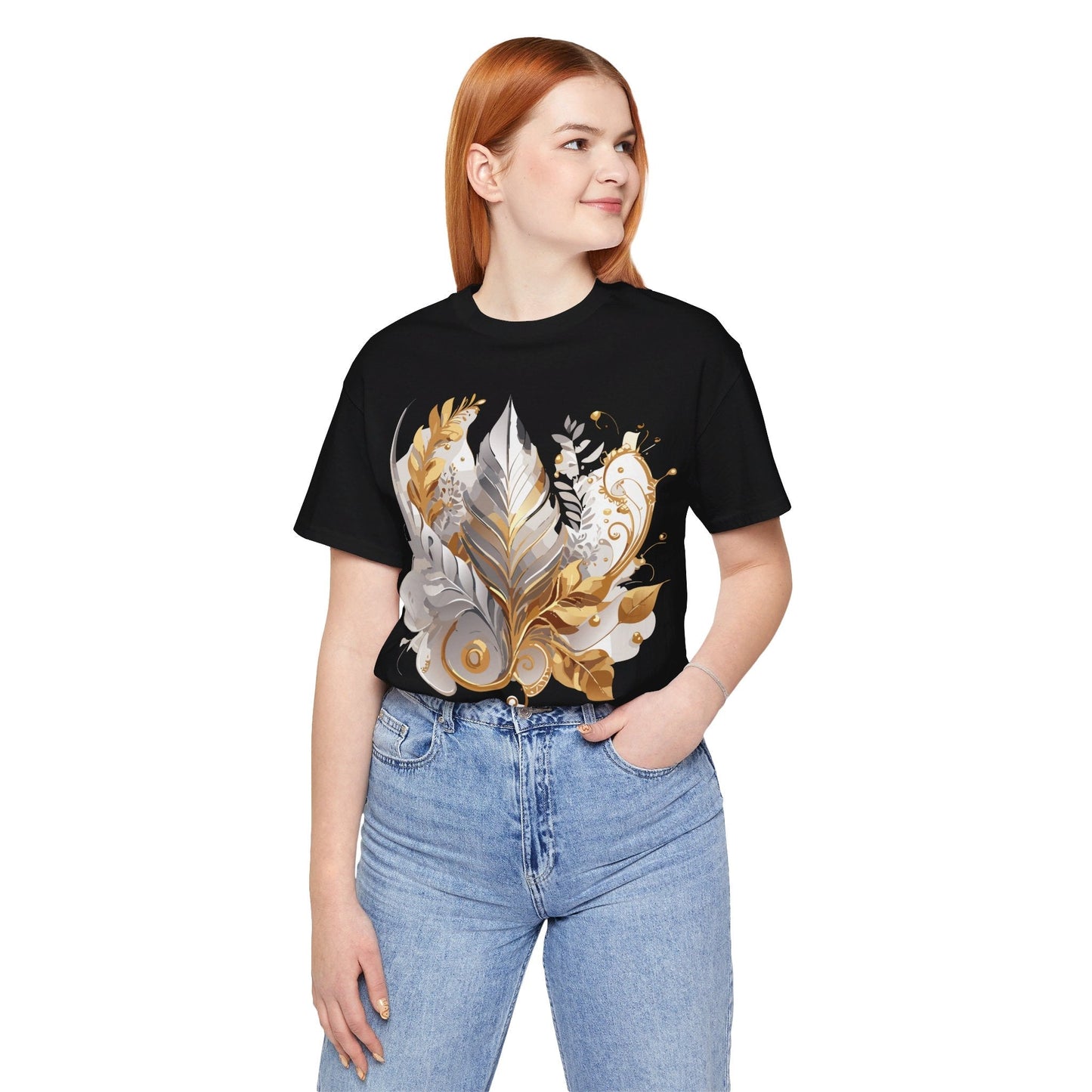 Jewelry Graphic Unisex 100 Cotton Vintage Treasure Art T-Shirt 1