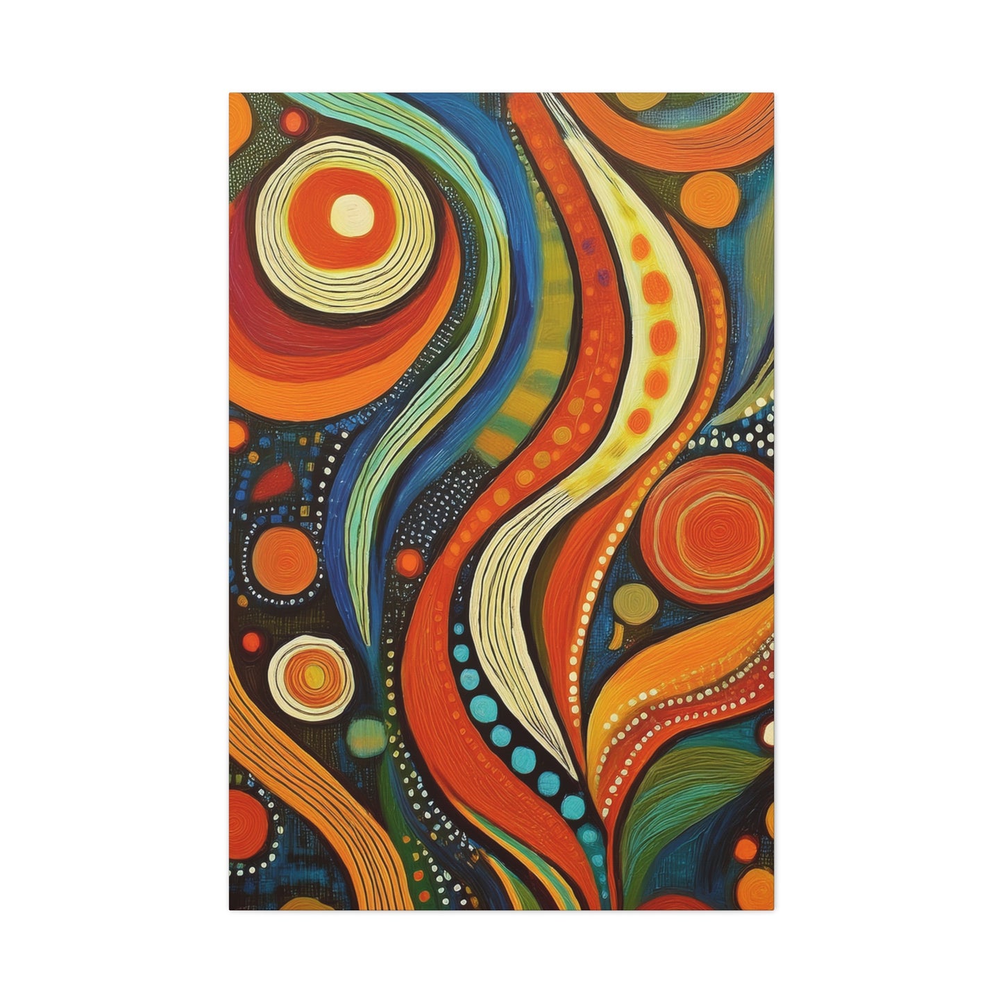 Abstract Oil Painting Print Canvas 20x24,20x30,24x30 24x32,24x36,30x40 32x48,36x48,40x60 Pine-Wood Inner Frame ABS-111