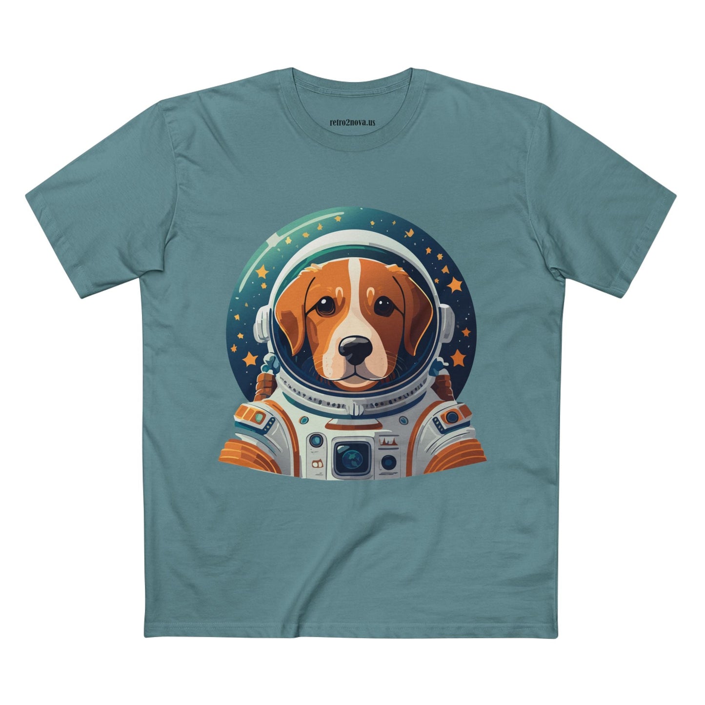 Unisex Premium Cotton Tee With Original Dog Art Shirt Design By Retro2Nova Discover Everyday Comfort And Style