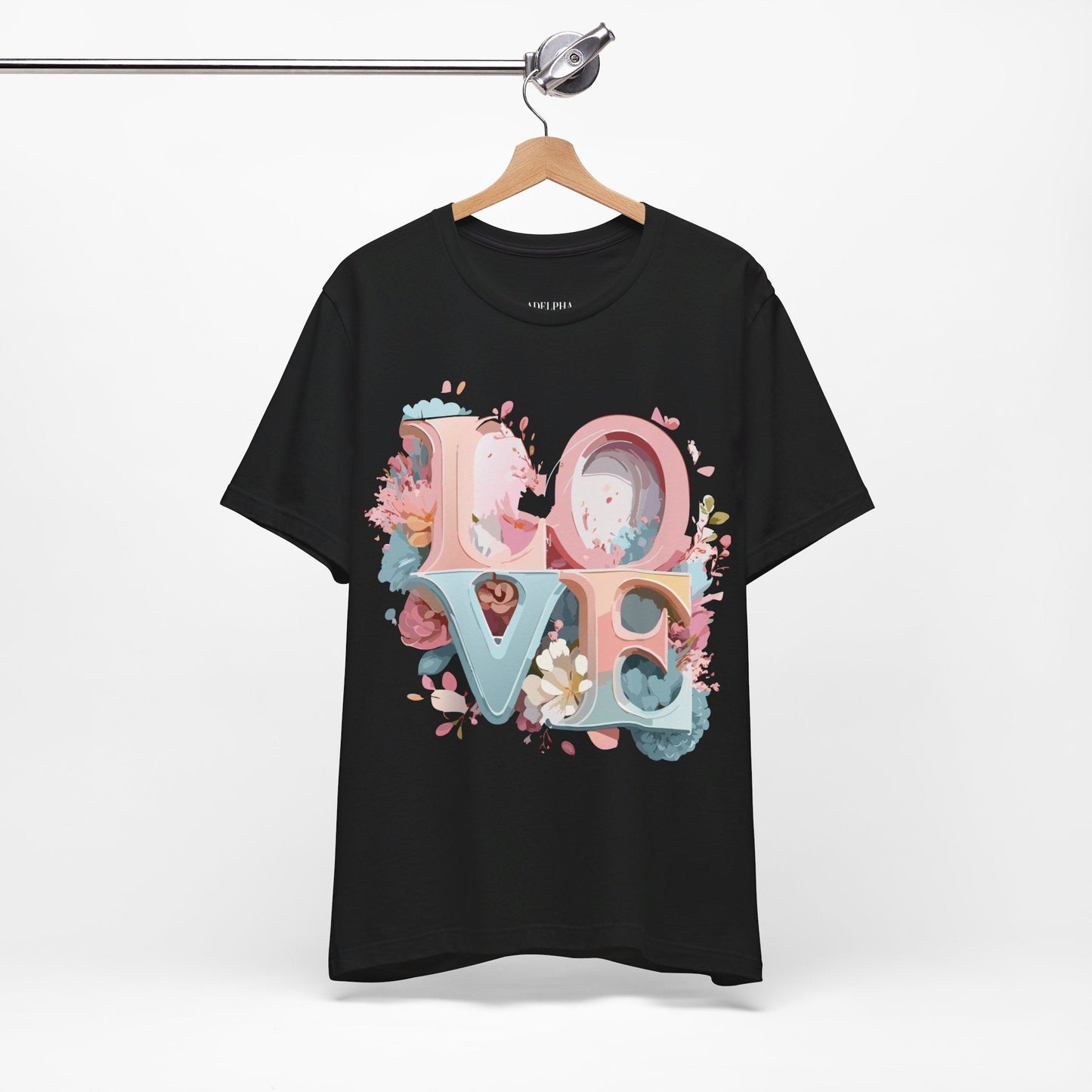 Valentine Graphic T Shirt Unisex Jersey Short Sleeve With Vintage Inspired Artwork By Adelpha