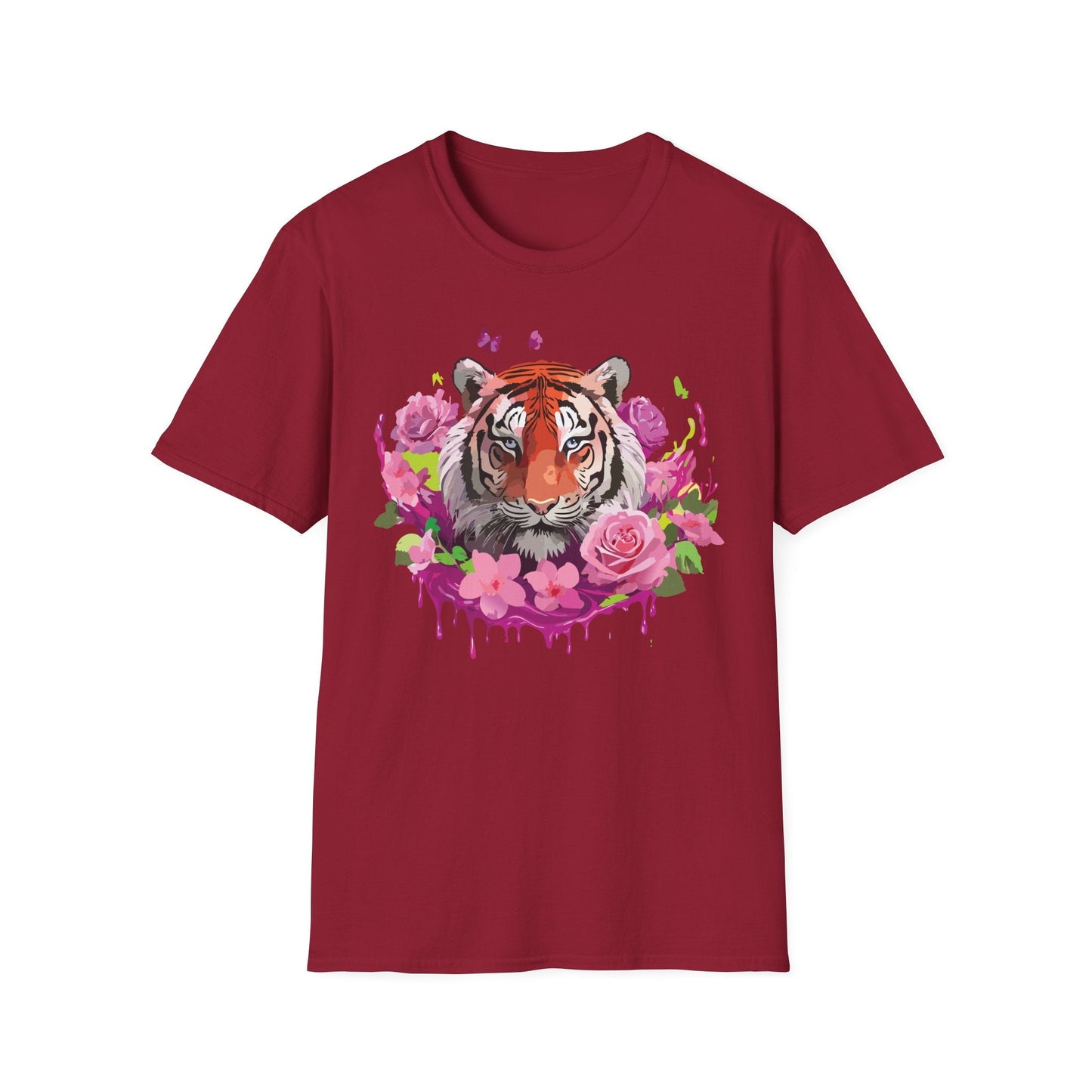 Tiger Shirt Unisex Tee Gildan Softstyle 64000 Ring Spun Cotton