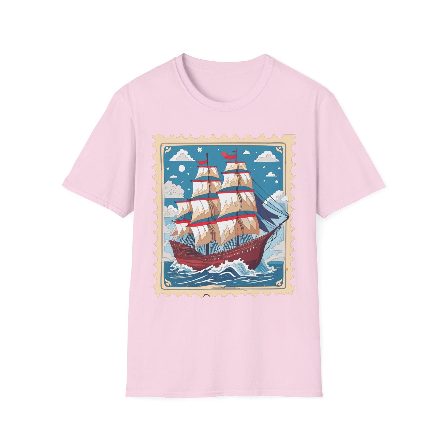 Unisex Softstyle Gildan 64000 Short Sleeve T Shirt Vessel Ship Frigate Tee For Everyday Comfort