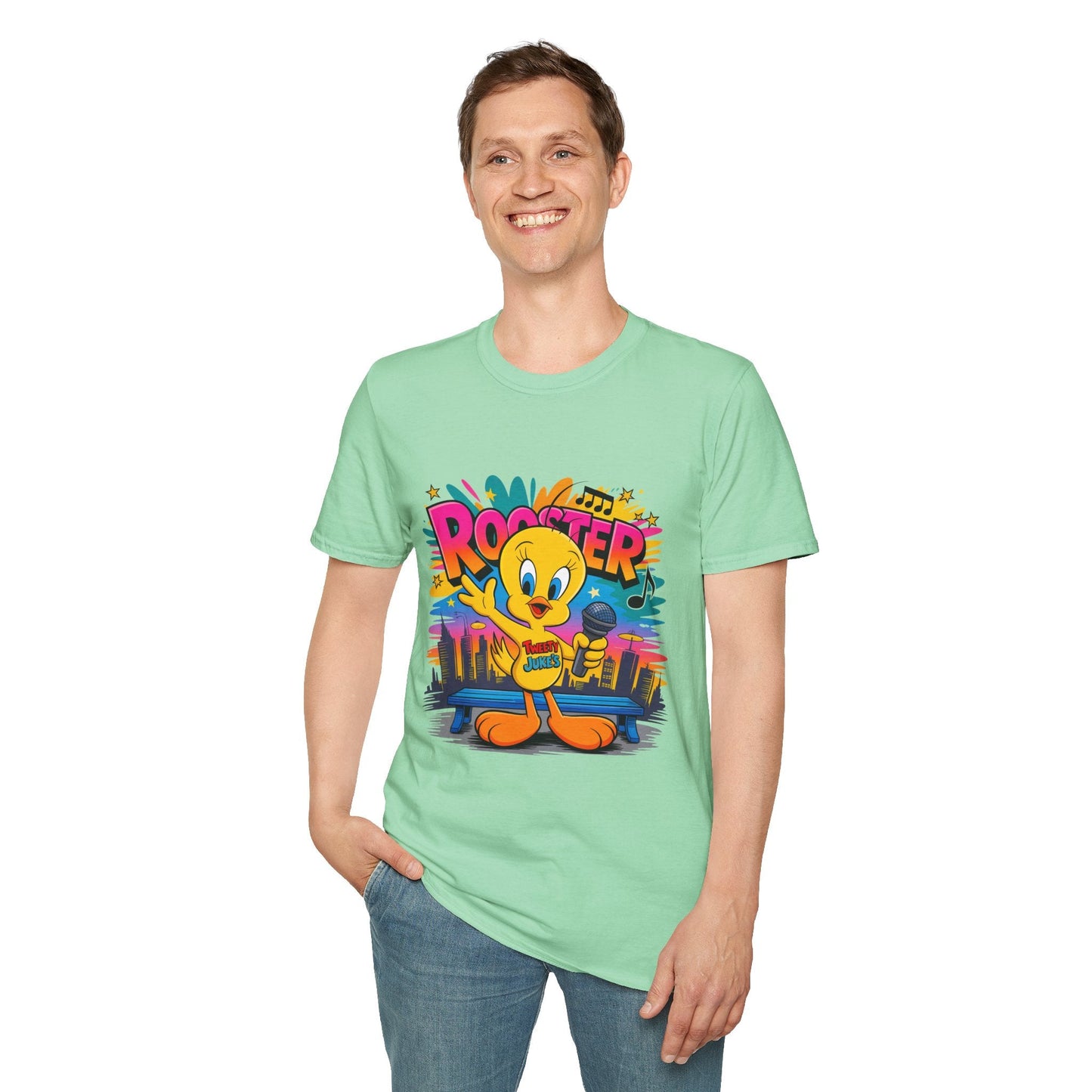 Cartoon T Shirt With Animation And Funny Animals Tee Shirt For Unisex Wear Comfortable