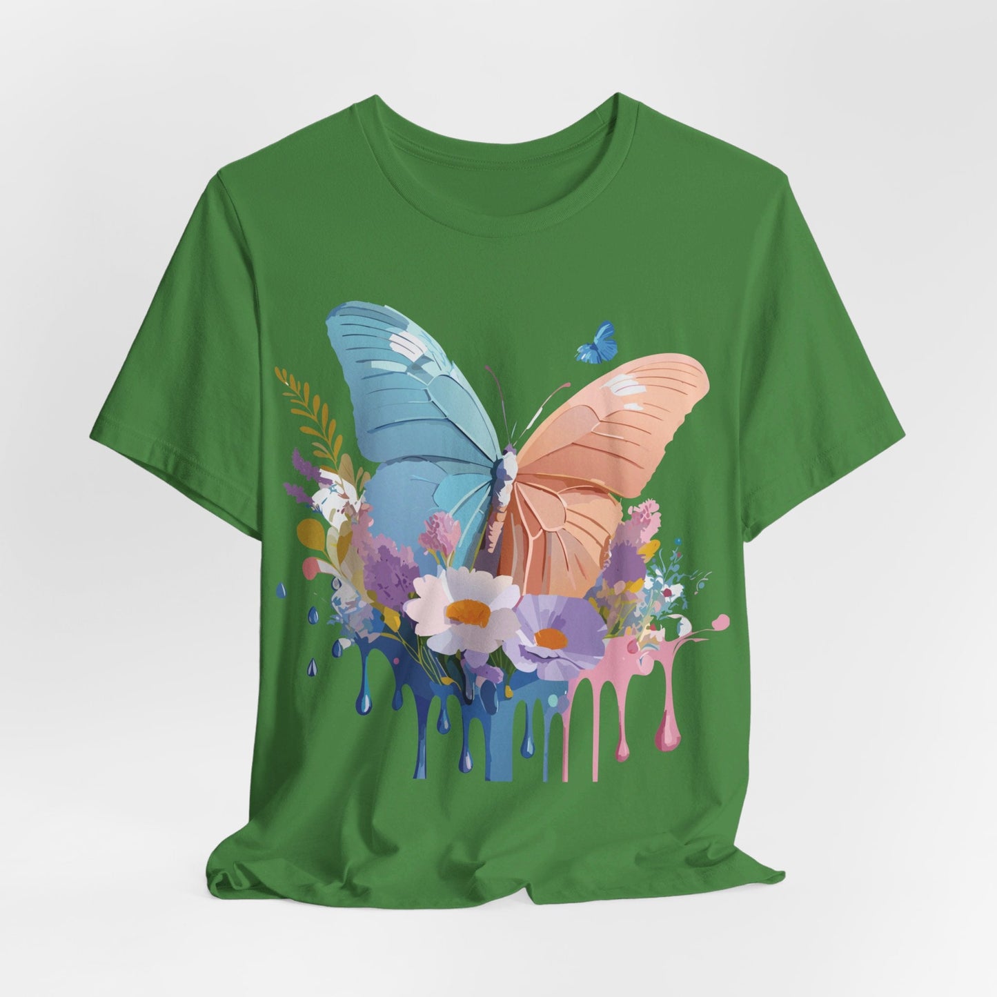 Butterfly Graphic Tee Adelpha Unisex Short Sleeve Art Design