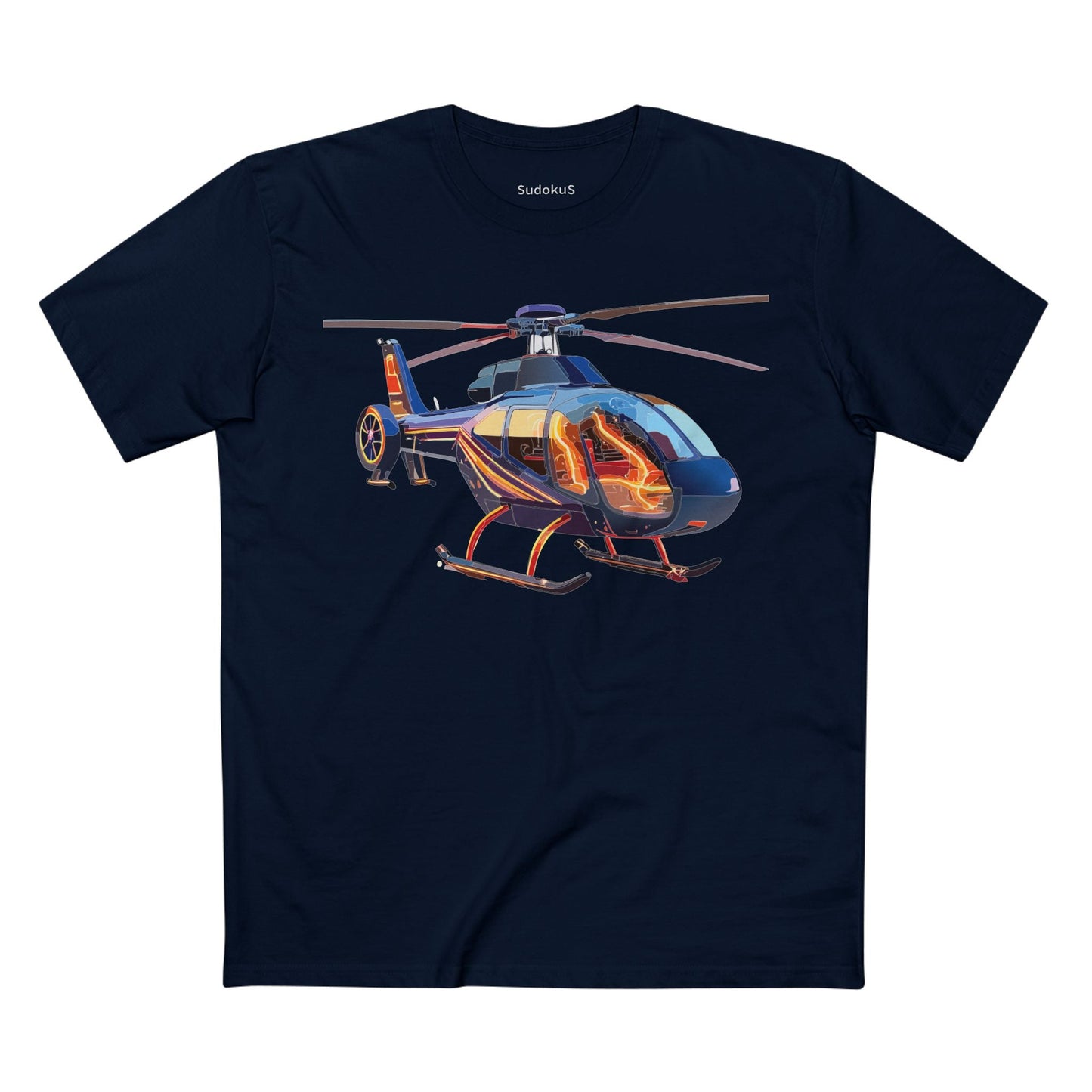 Chopper Graphic Unisex 100 Cotton Staple Tee 11