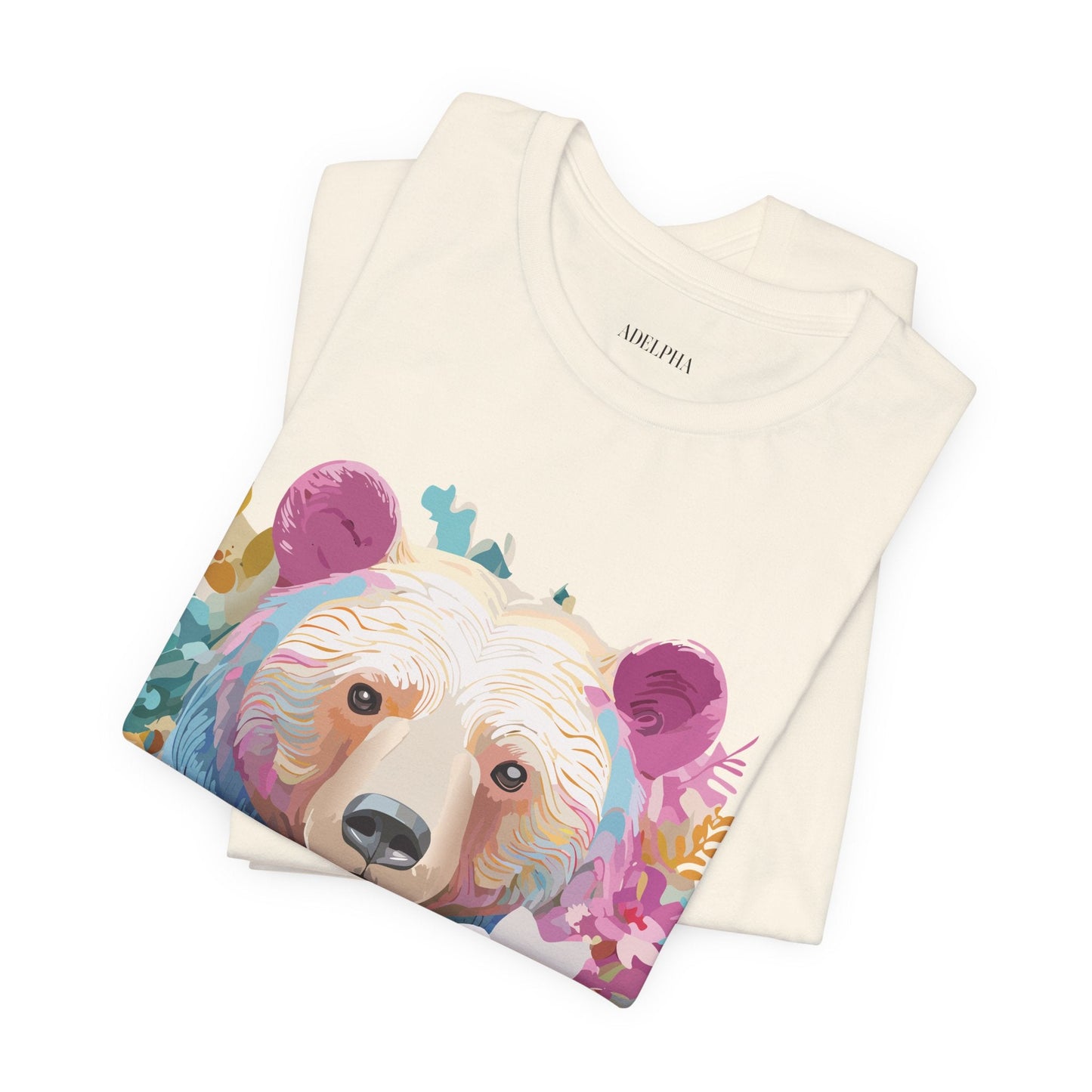 Adelpha Bear Graphic Tee Unisex Short Sleeve Shirt Art Design