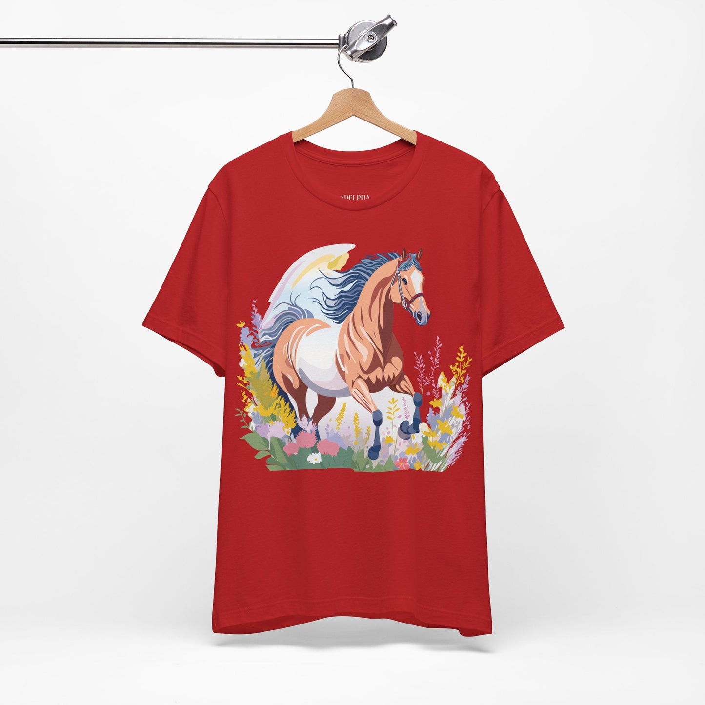 Horse Graphic Unisex 100 Cotton Vintage Animal Art T-Shirt 4