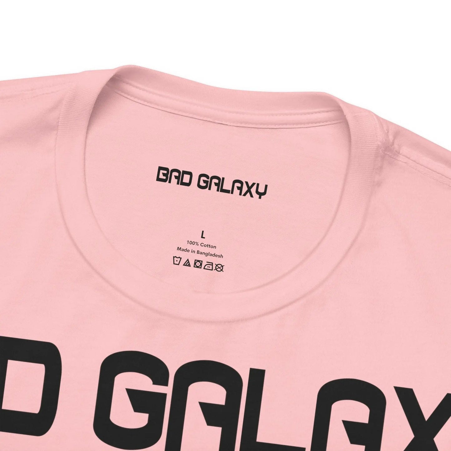 Bad Galaxy Tee Shirt With Alien 100 Percent Cotton Made In USA Eco Friendly Inks