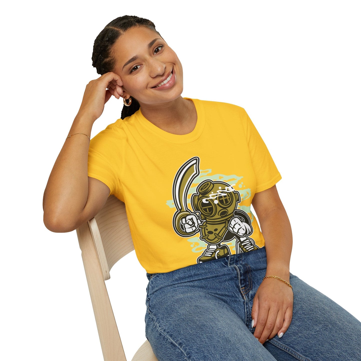 Cartoon T Shirt Animation Tee Funny Tee Shirt Unisex Gildan Softstyle Cotton Comfort