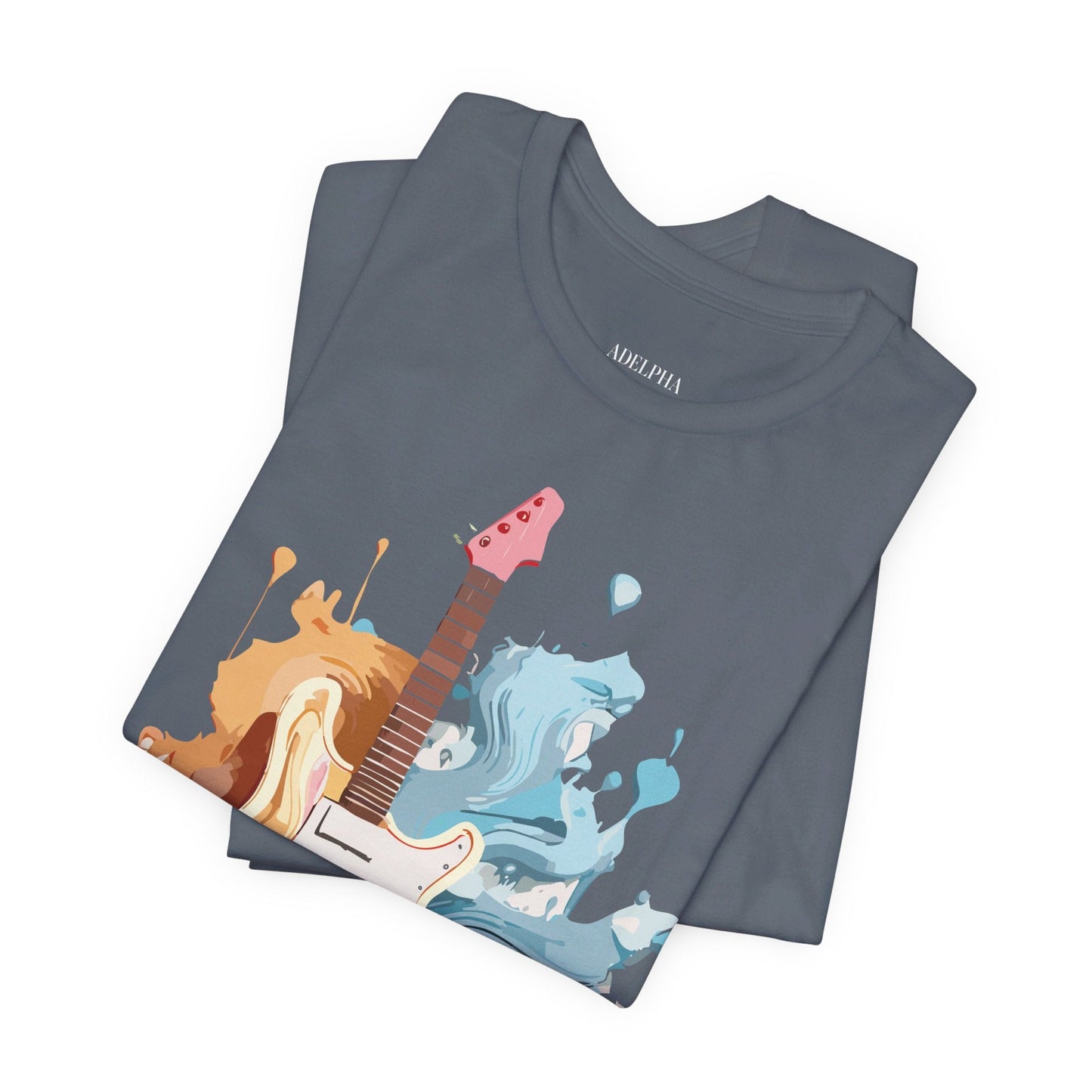 Music T Shirt Graphic Tee Unisex Short Sleeve Vintage Inspired Artwork Adelpha Collection