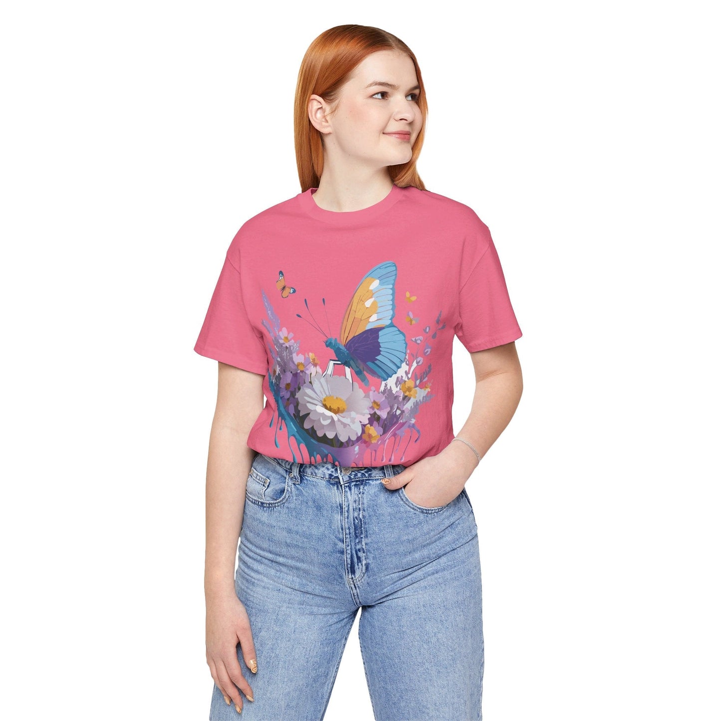 Butterfly Graphic Tee From Adelpha Art Design Unisex Jersey Short Sleeve Shirt