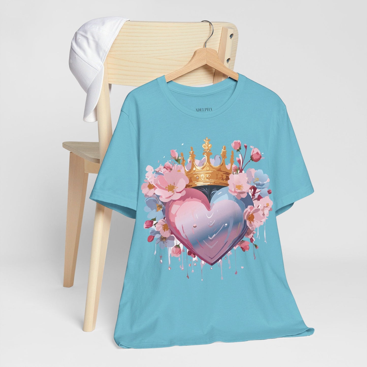 Valentine Graphic Tee Unisex Jersey Short Sleeve Adelpha Vintage Inspired Artwork