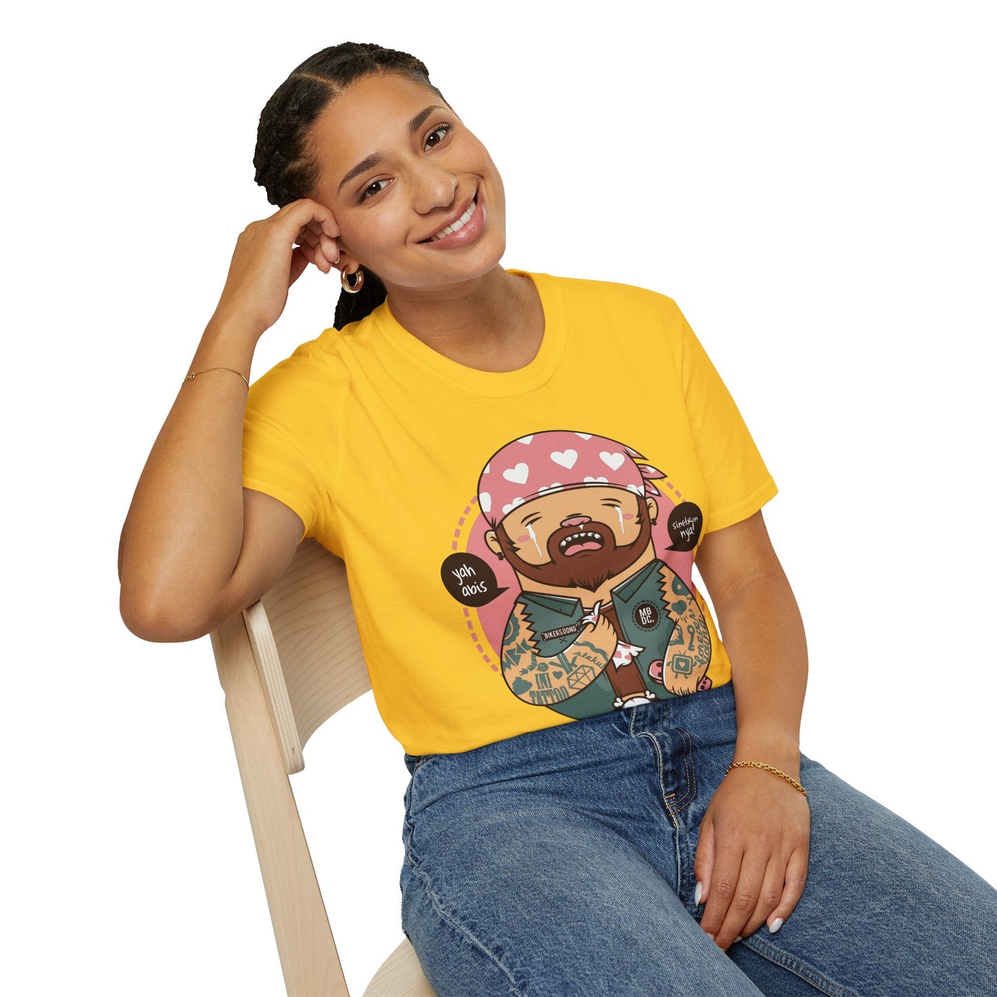 Cartoon Animation T Shirt Unisex Softstyle 100 Percent Ring Spun Cotton Comfort Tee