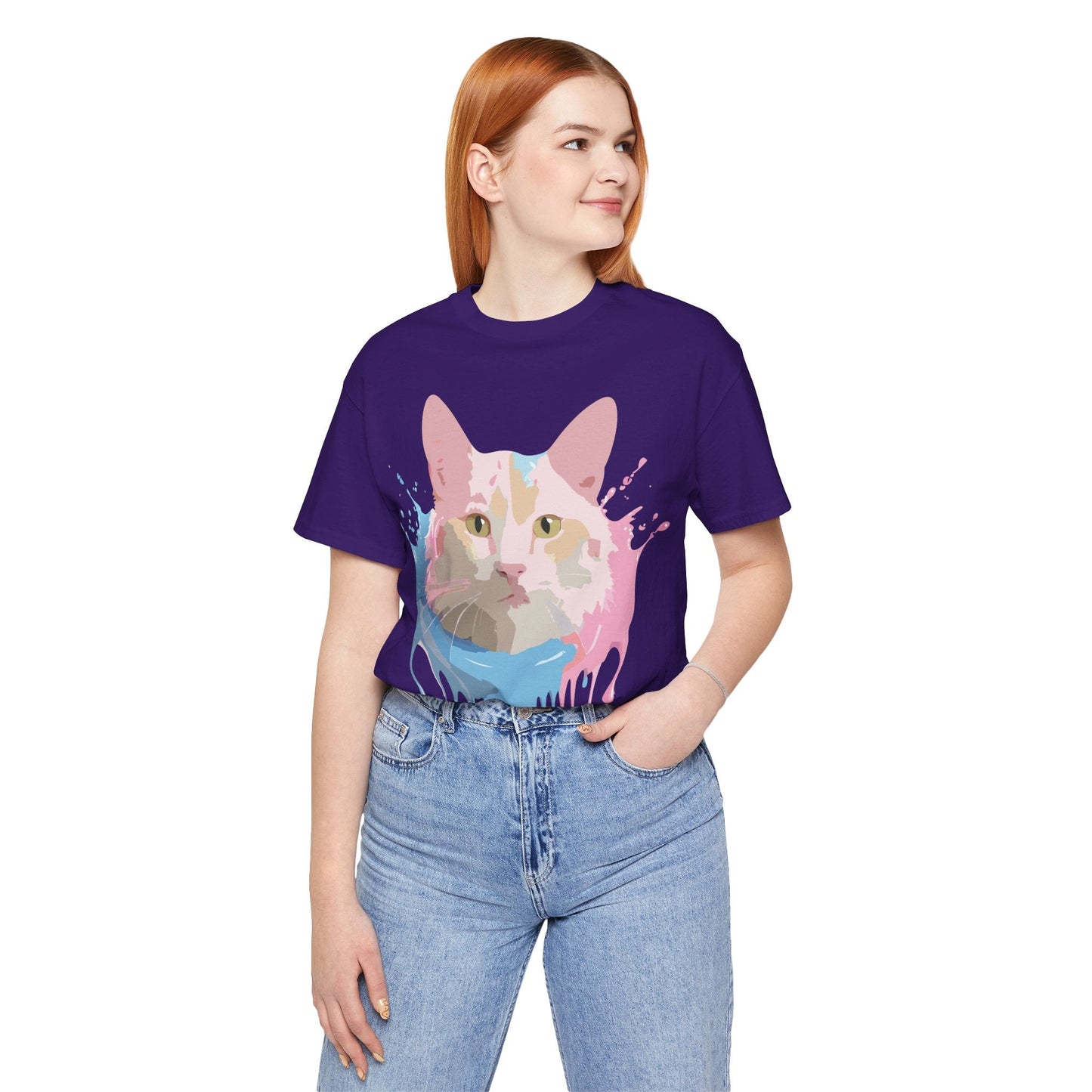 Cat Graphic Tee Unisex Shirt With Vintage Artwork From Adelpha