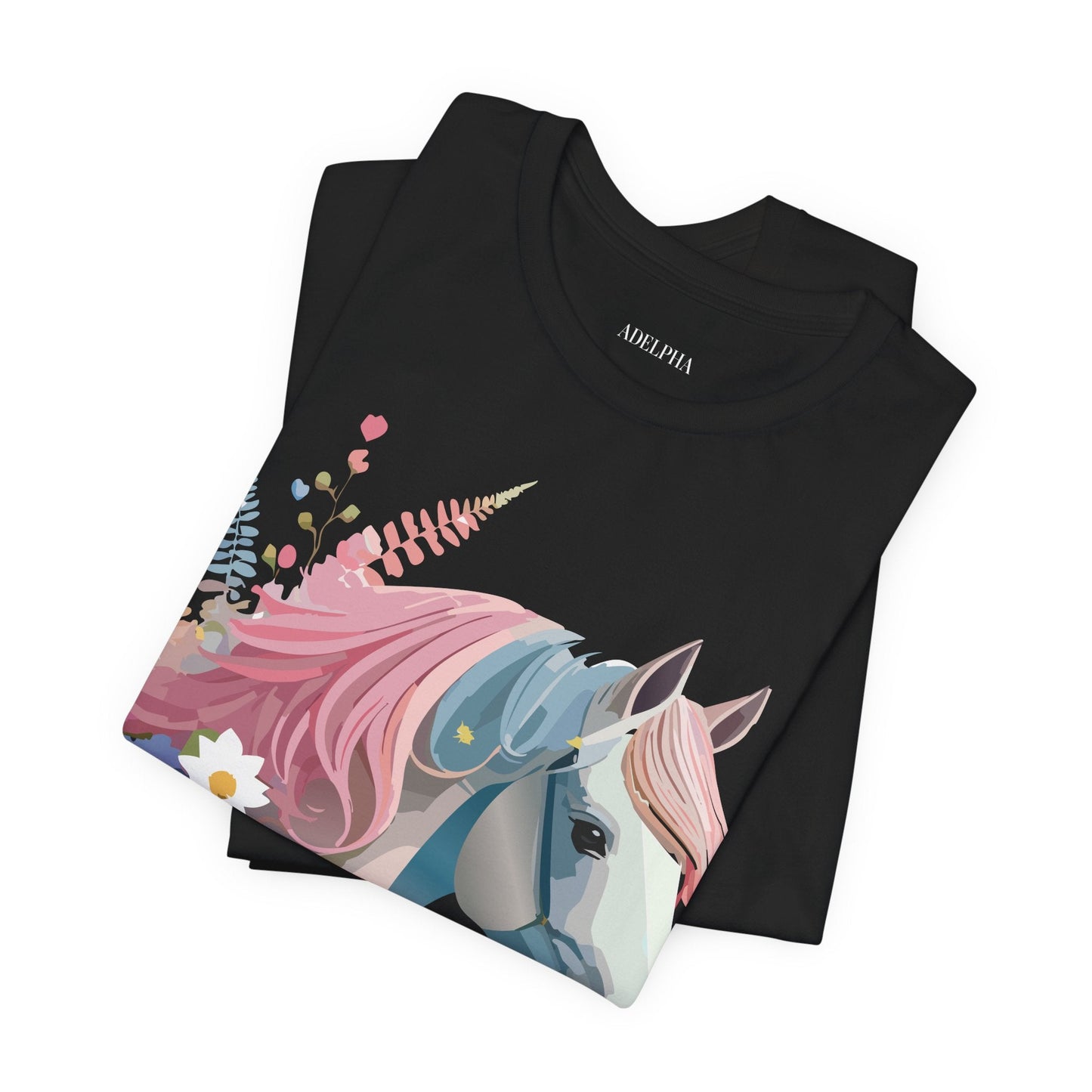 Horse Graphic Unisex 100 Cotton Vintage Animal Art T-Shirt 3