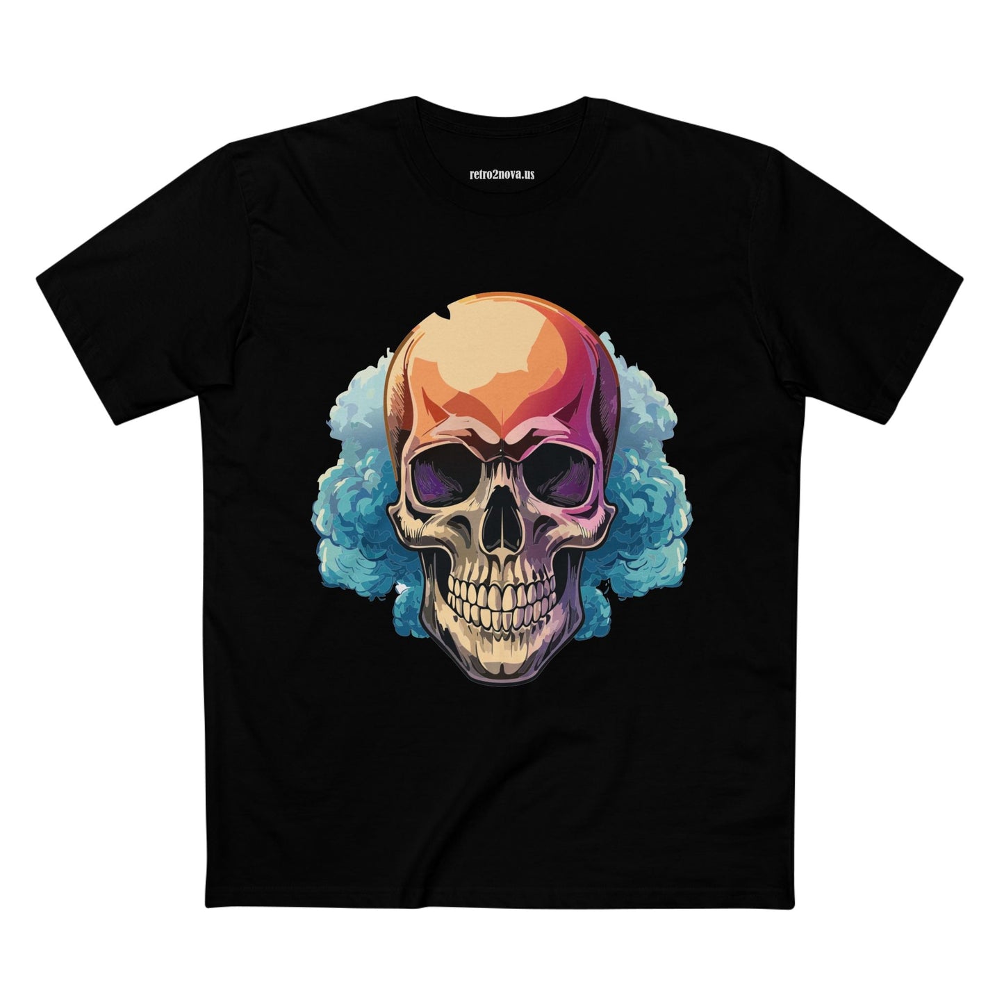 Skull Shirt Skeleton Shirt Unisex Premium Cotton Art Tee From Retro2Nova Original Art Design