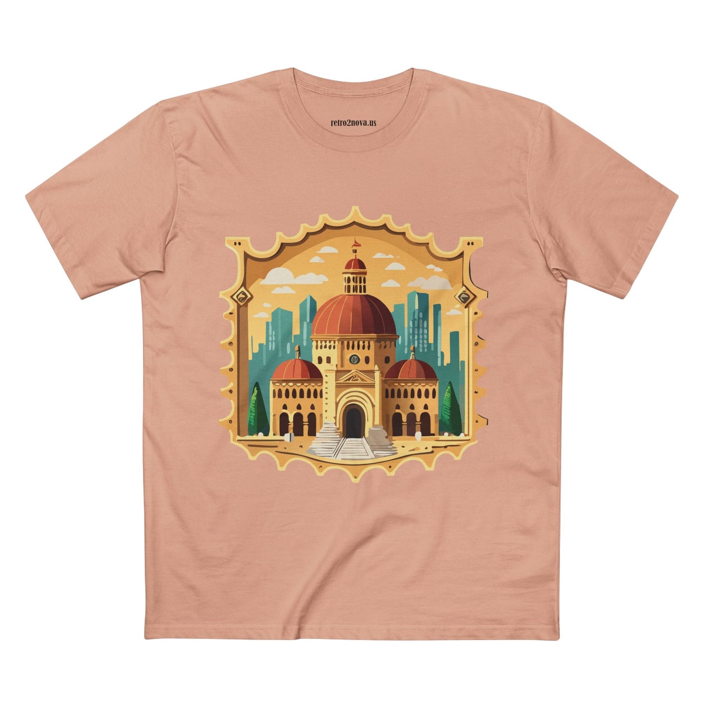 Stamp Shirt Postage Stamp Tee Unisex Premium Cotton With Original Art Design From Retro2Nova