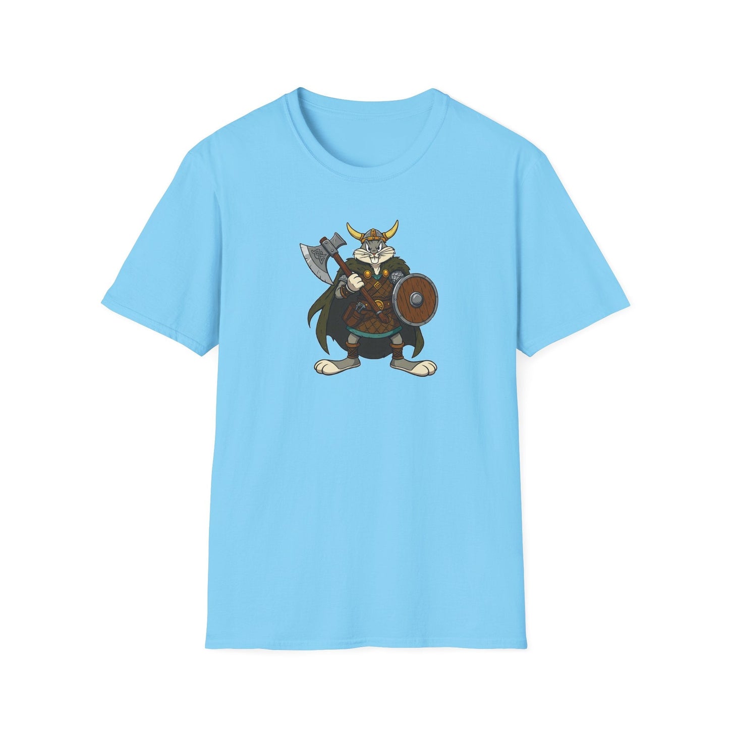 Bugs Bunny T Shirt Cartoon Design Unisex Graphic Tee Gildan Softstyle 64000 Animation Artwork