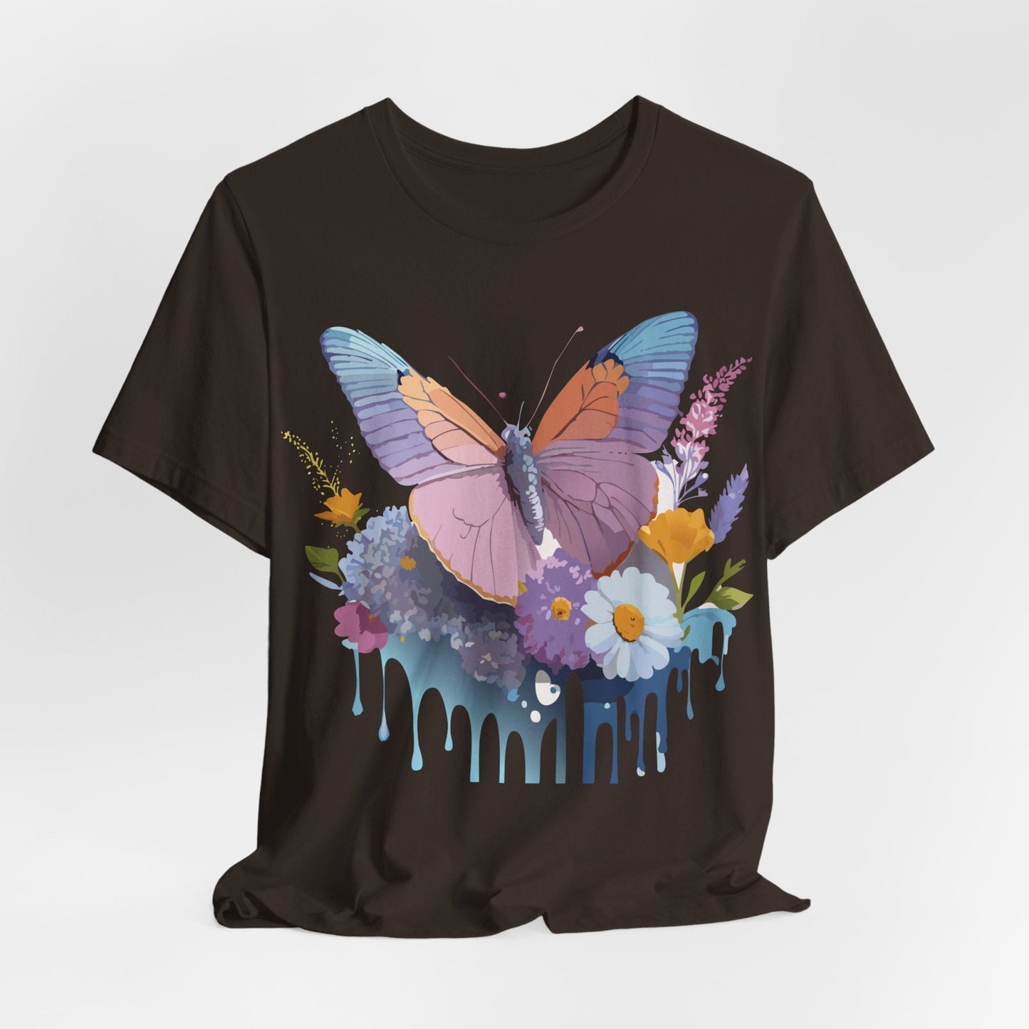 Butterfly Graphic Tee Unisex Short Sleeve Vintage Inspired Art Adelpha