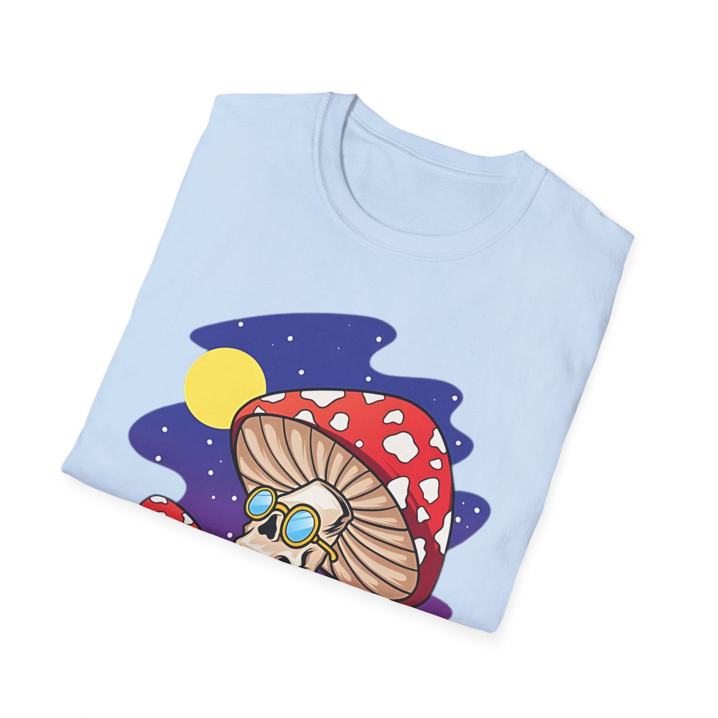 Mashroom Mushroom Tee Shirt Unisex Funny Fungus Design Softstyle 64000 Cotton Tee