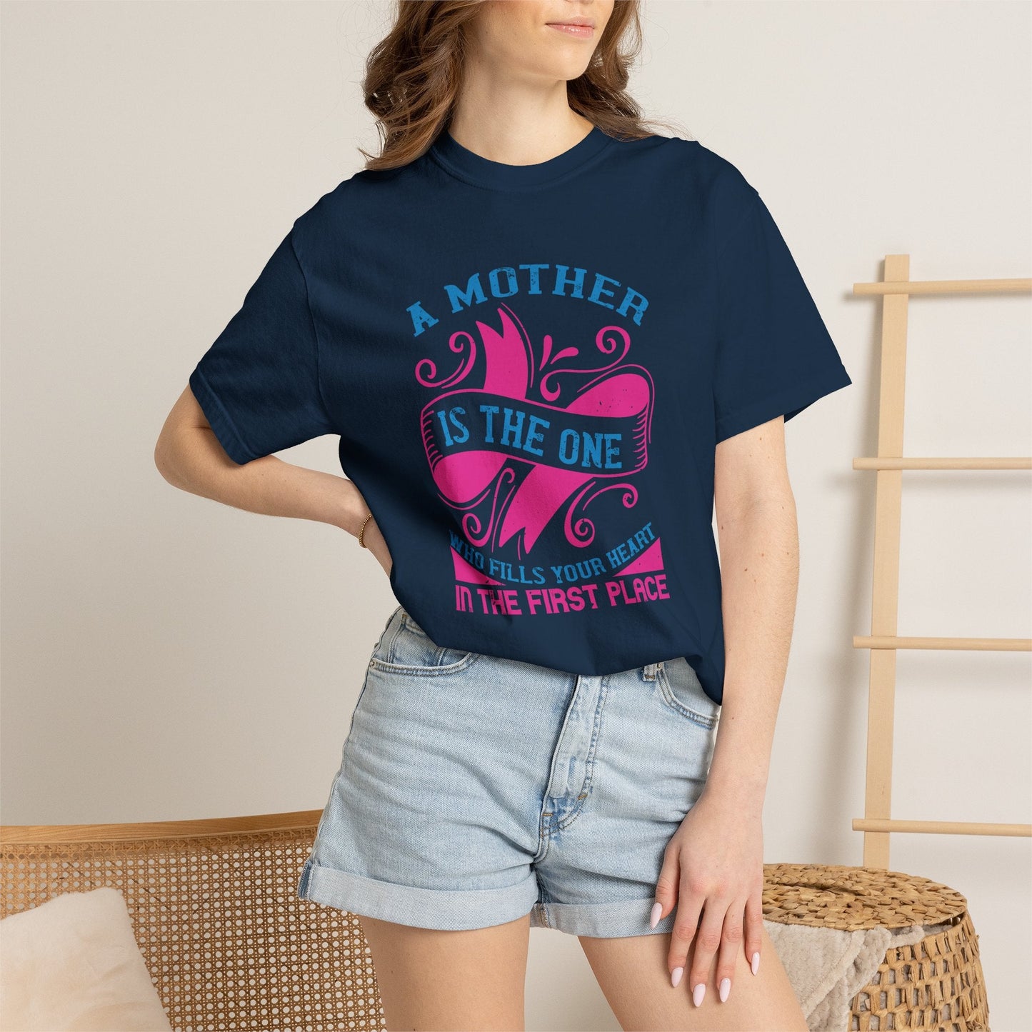 Mom T-shirt Mother Day Mama Tee Unisex Comfort Colors Garment-Dyed Cotton h54