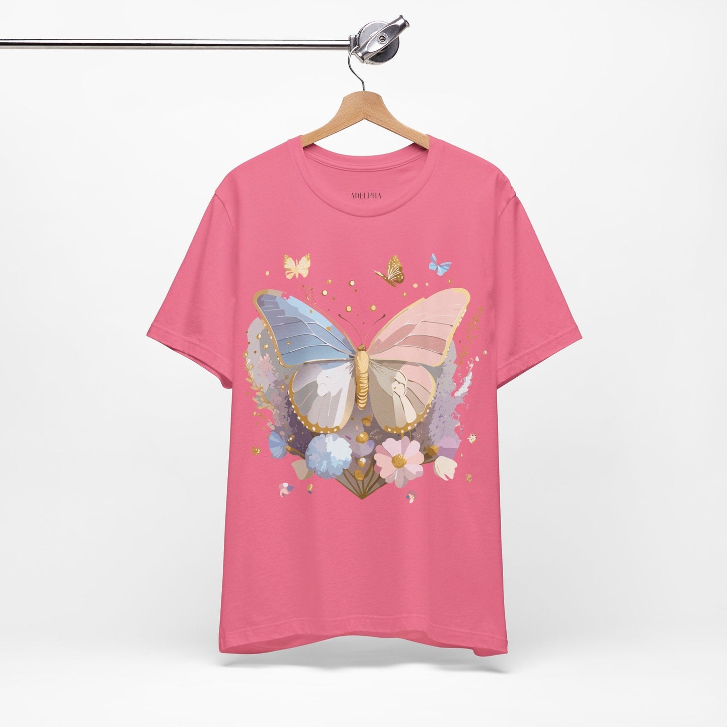 Butterfly Graphic Tee Adelpha Unisex Short Sleeve Shirt Vintage Inspired Art