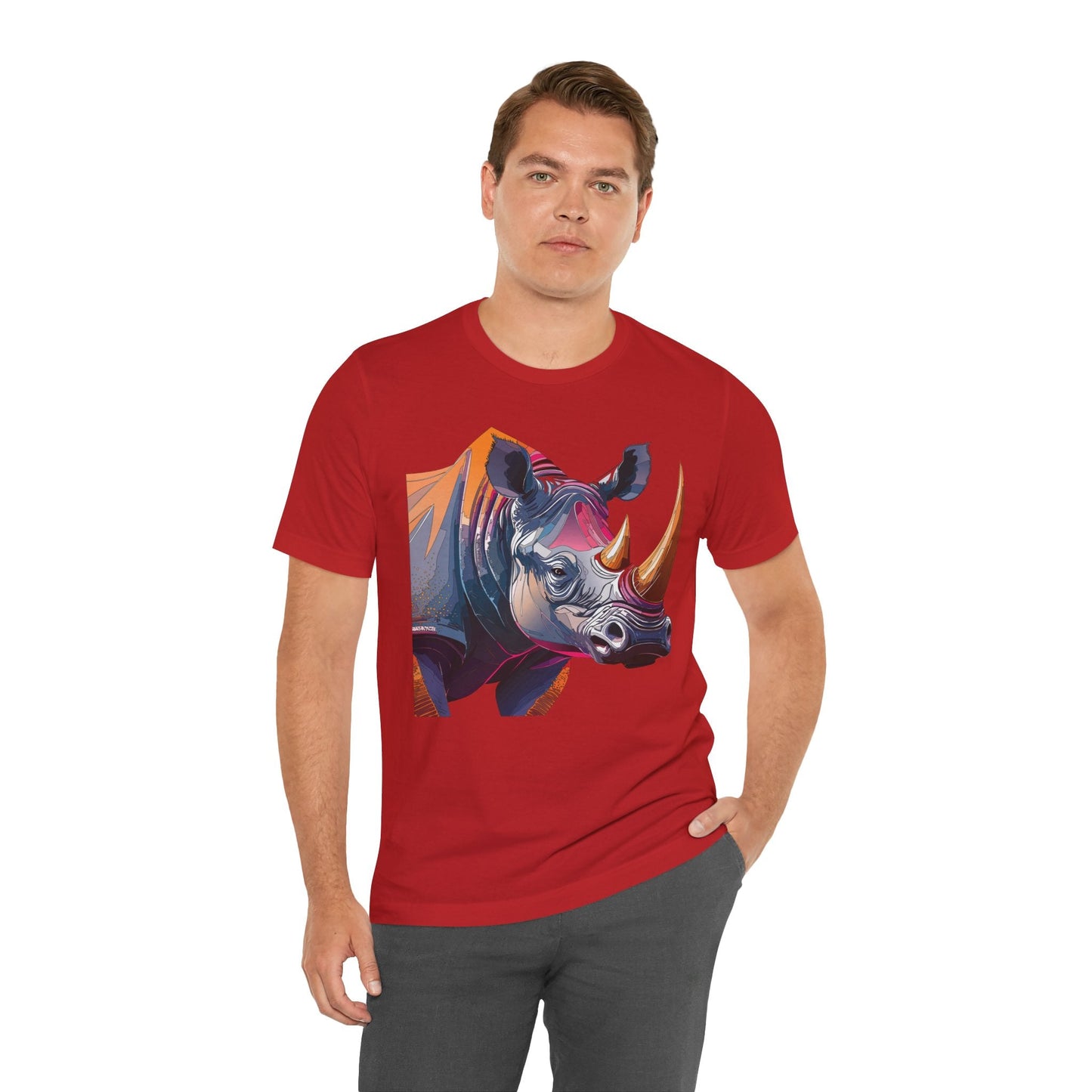 Unisex Animal Print Tee Shirt Featuring Wild Animals Art Design For Everyday Wear