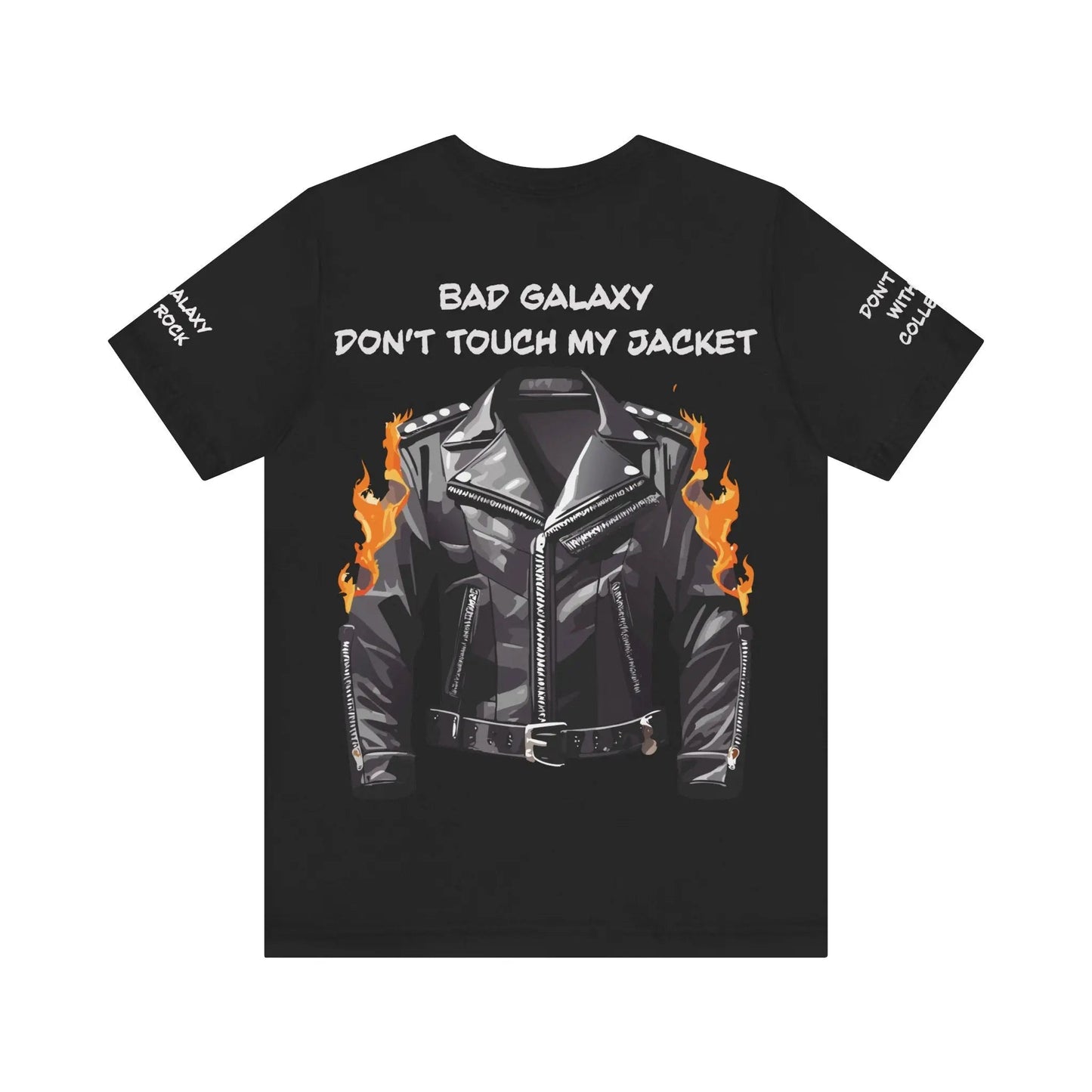 Bad Galaxy Punk Rock Tee Shirt Lightweight Fabric Made To Order 100 Percent Cotton Eco Friendly Inks