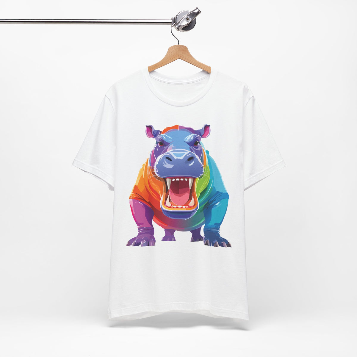 Wild Animals  Graphic Unisex Cotton Bella+Canvas Tee with Art Animal Design ab50