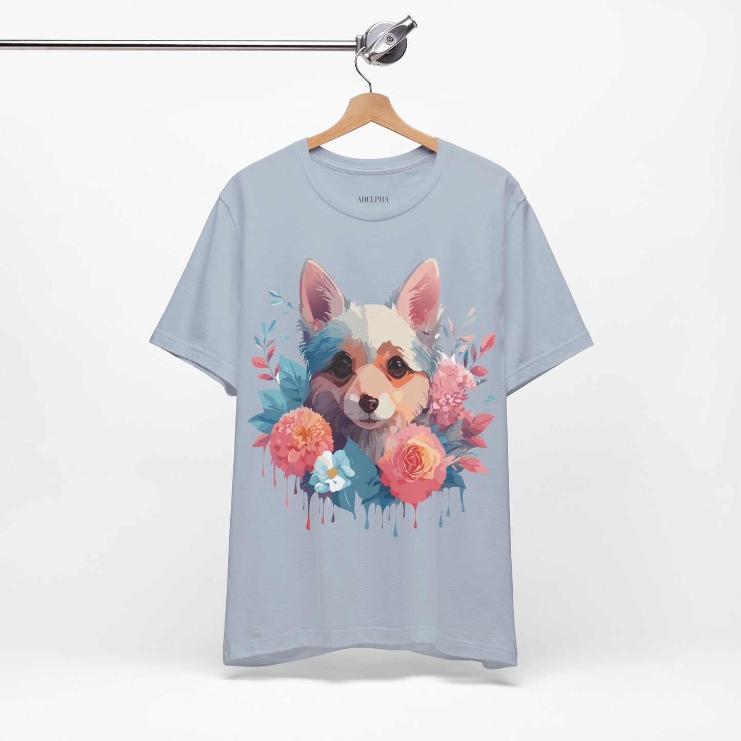 Dog Graphic Tee Unisex Short Sleeve Premium Vintage Inspired Artwork From Adelpha