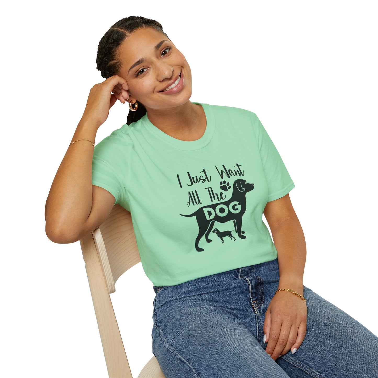 Dog Slogan T Shirts With Funny Quotes Unisex Gildan Softstyle 64000 Premium Cotton Tee