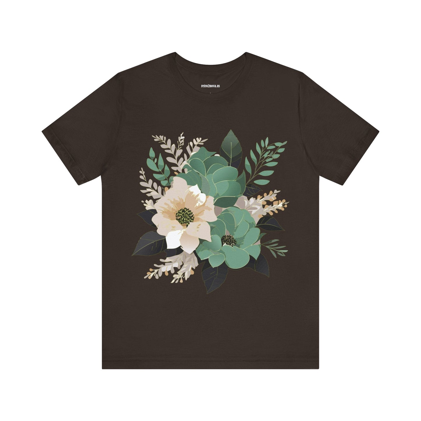 Flowers Shirt Floral Shirt Unisex Jersey Short Sleeve Tee From Flowers Collection Retro2Nova