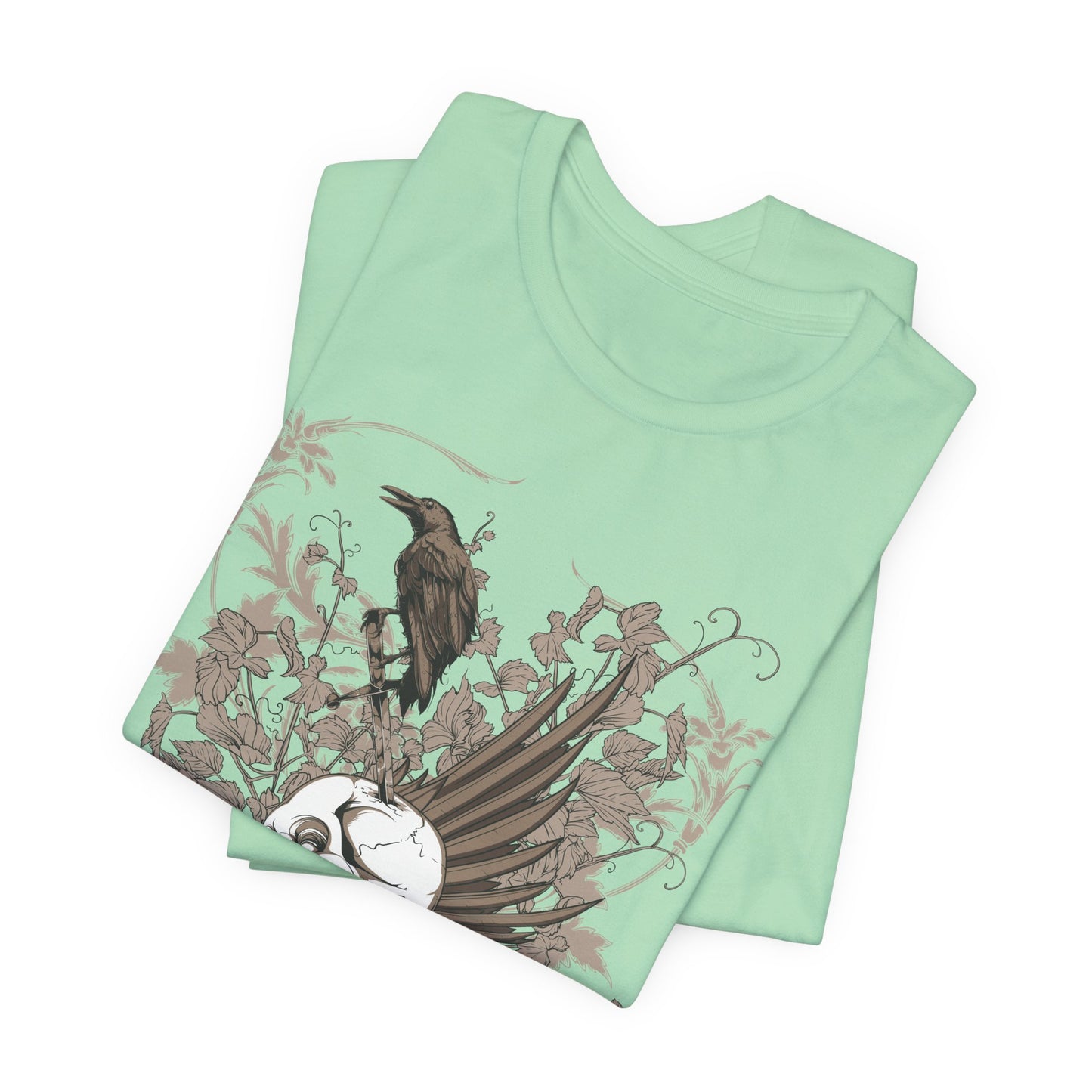 Forever Resting Head Tee, Edgy Graphic Shirt, Music T-Shirt, Gothic Tees, Skull Shirt, Art Design Tee, Skull Graphic Top