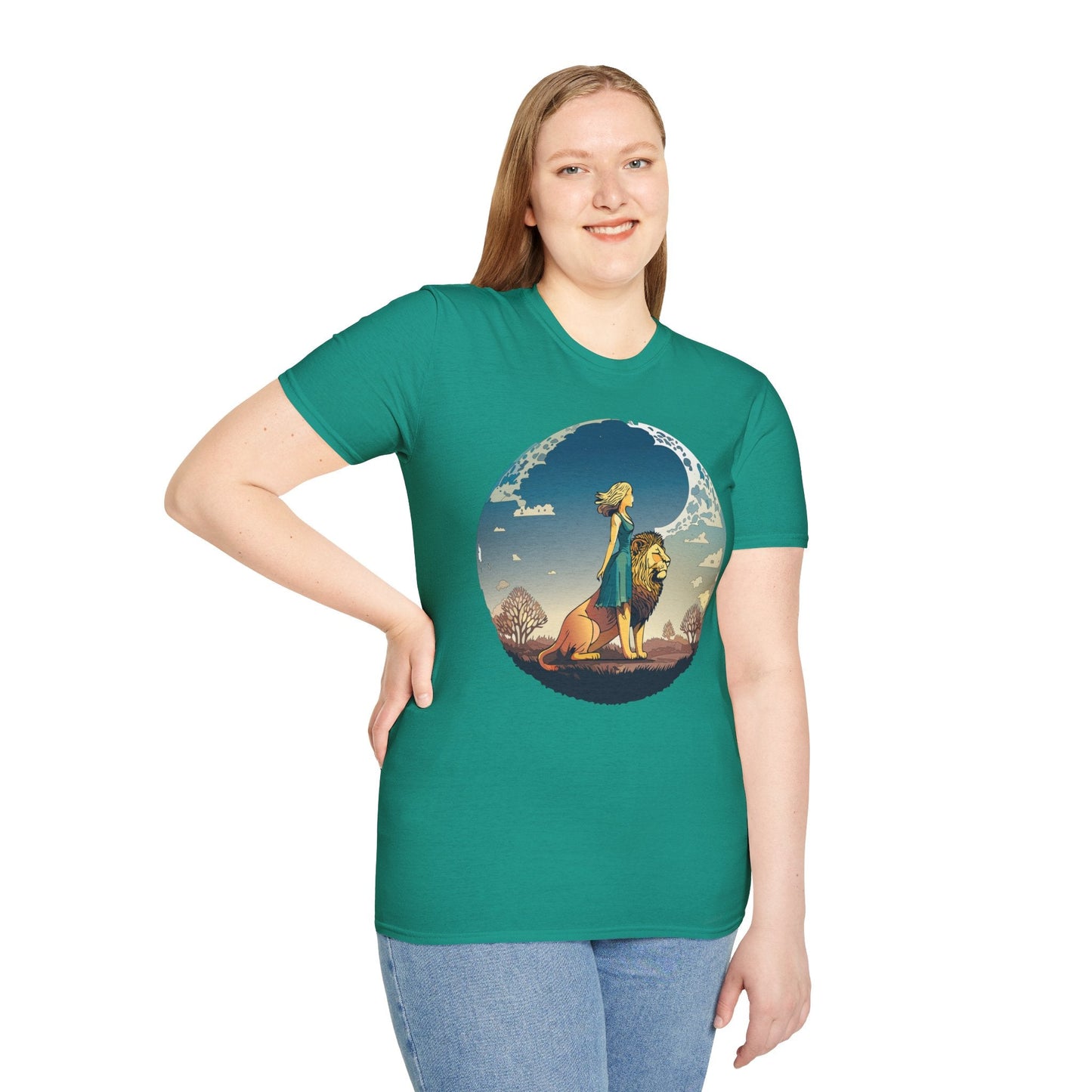 Womens Graphic T Shirt Art Design Tee Softstyle 64000 100 Percent Cotton Unisex Comfort