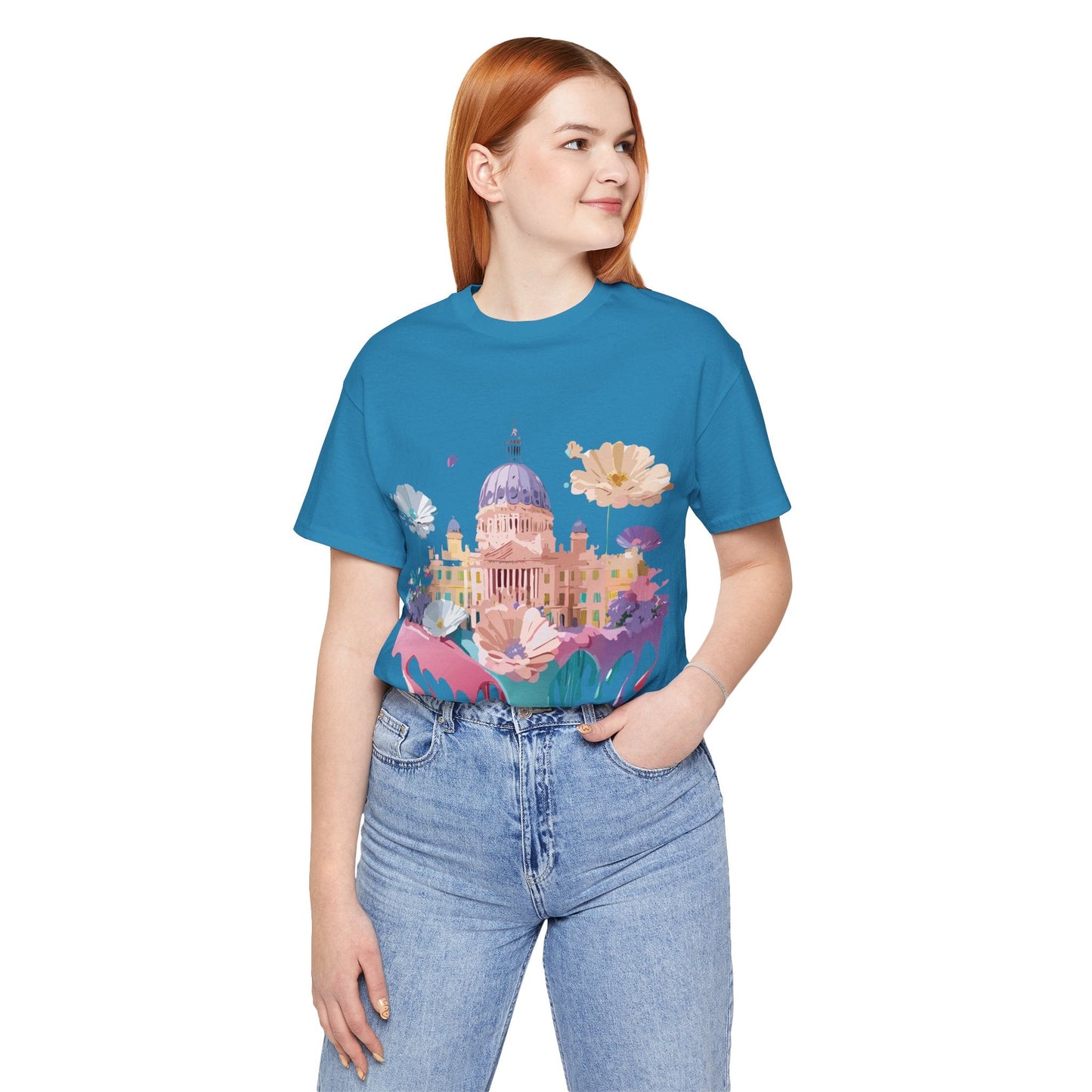 Madrid Tourist Shirt Graphic Tee Unisex Vintage Inspired Art Design Adelpha Brand