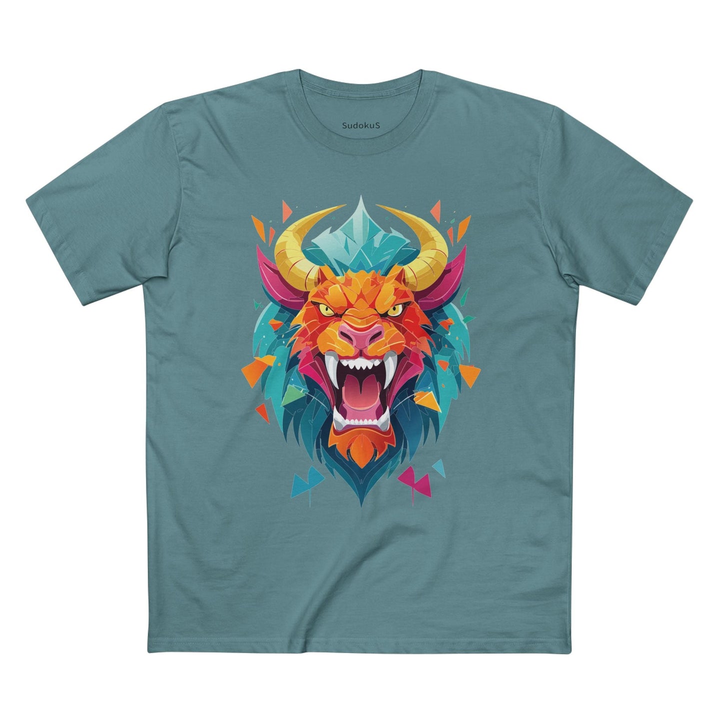 Cartoon Monsters Graphic Unisex 100 Cotton Staple Tee 16