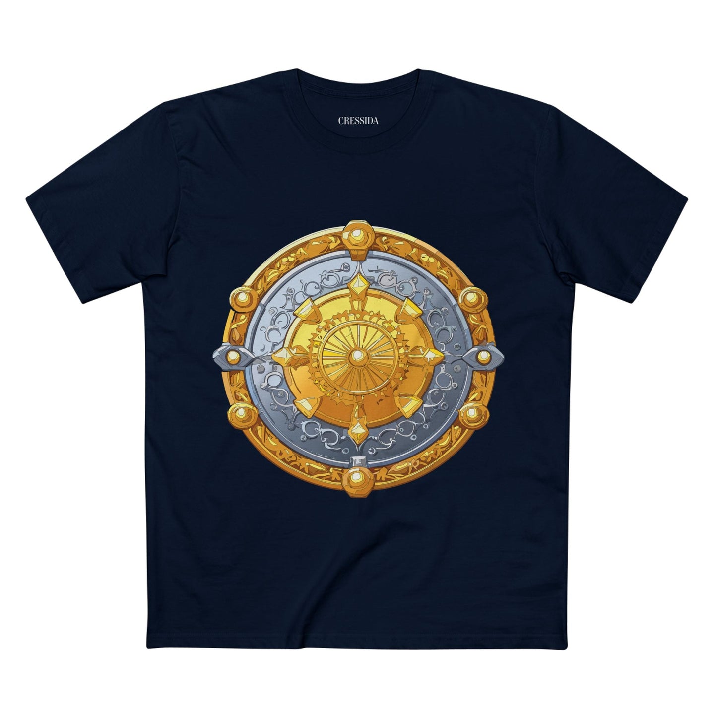 Antique Gold Coin Graphic Design T-Shirt Unisex 100 Cotton With Golden Print Artwork Tee 6
