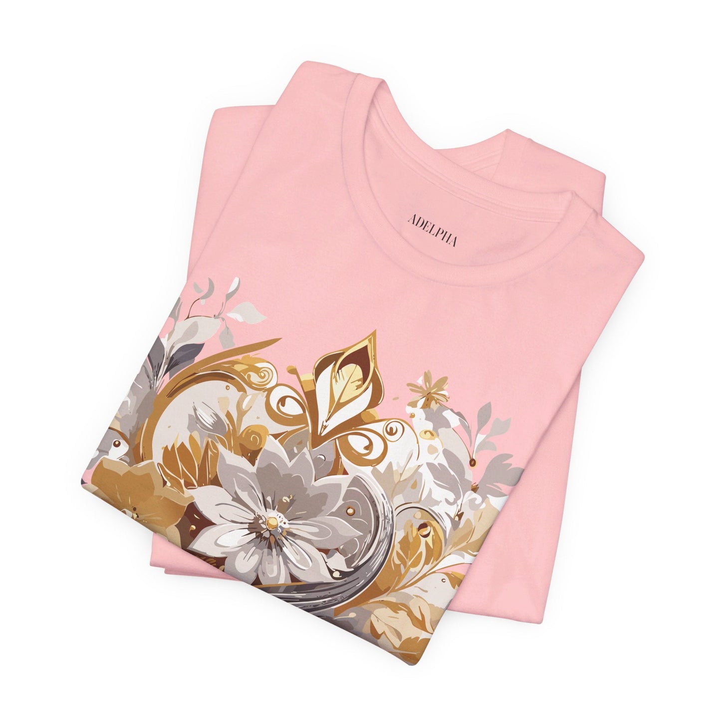 Adelpha Vintage Inspired Unisex Graphic Tee Short Sleeve Jersey Art Design Premium Casual Wear