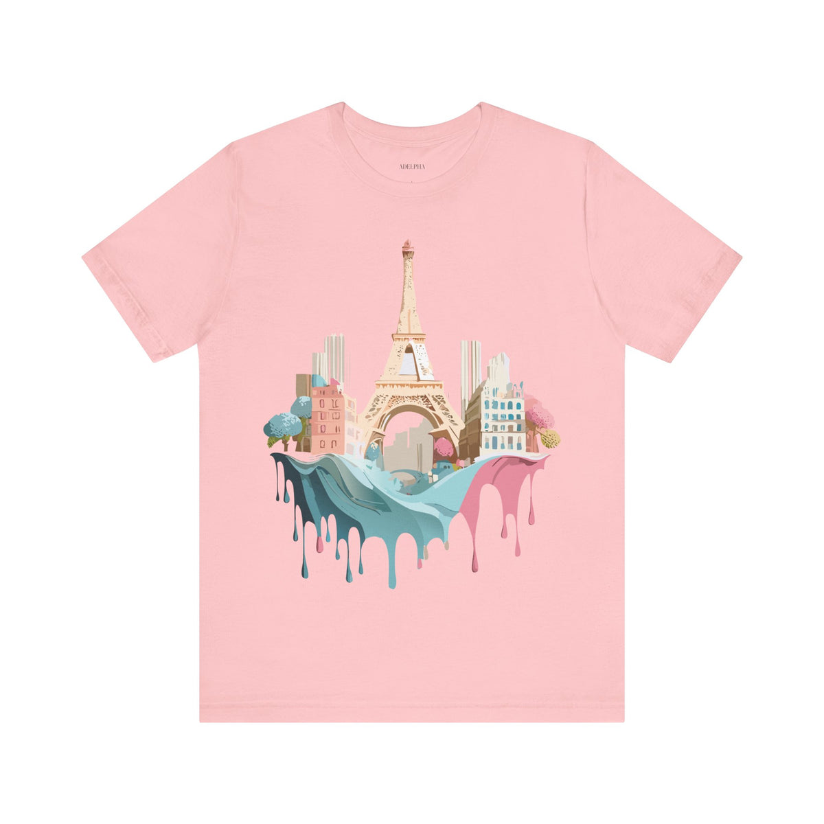Unisex Cotton Bella+Canvas Tee with Paris